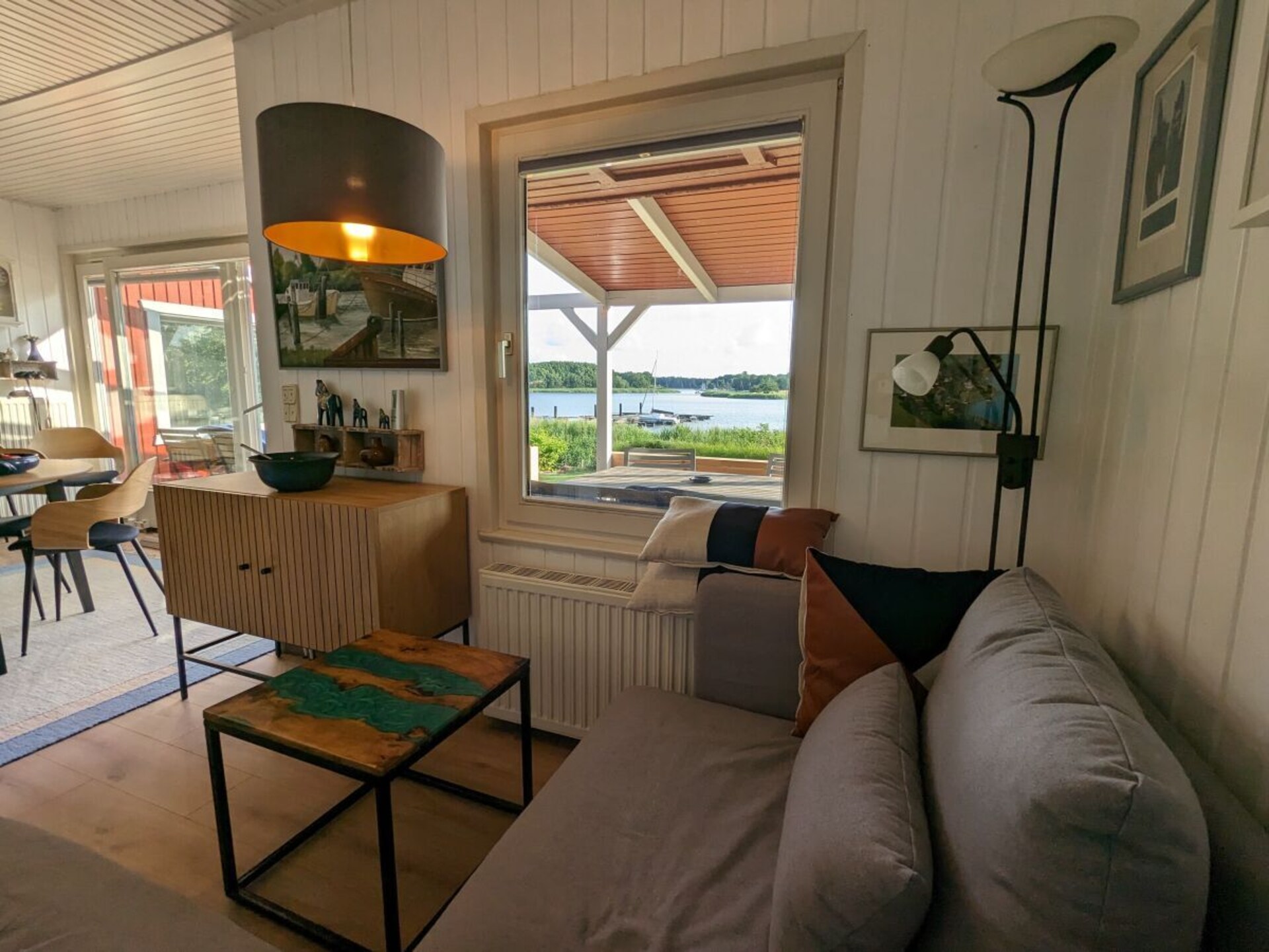 Vakantiehuis aan het water in Brodersby met eigen steiger en weids uitzicht - foto 13