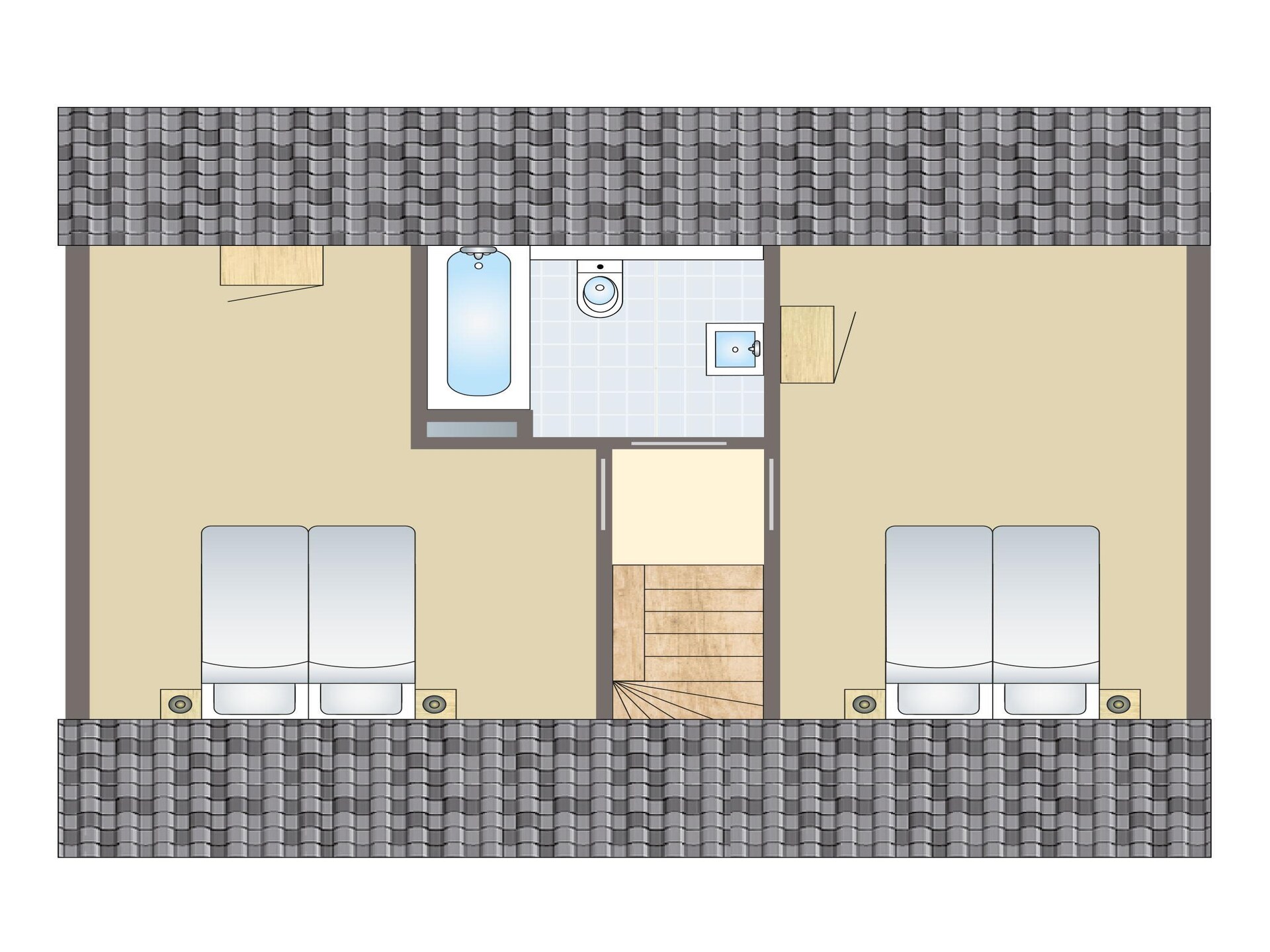 Vrijstaand huisje aan zee in Nieuwvliet-Bad met tuin en 3 slaapkamers - foto 40