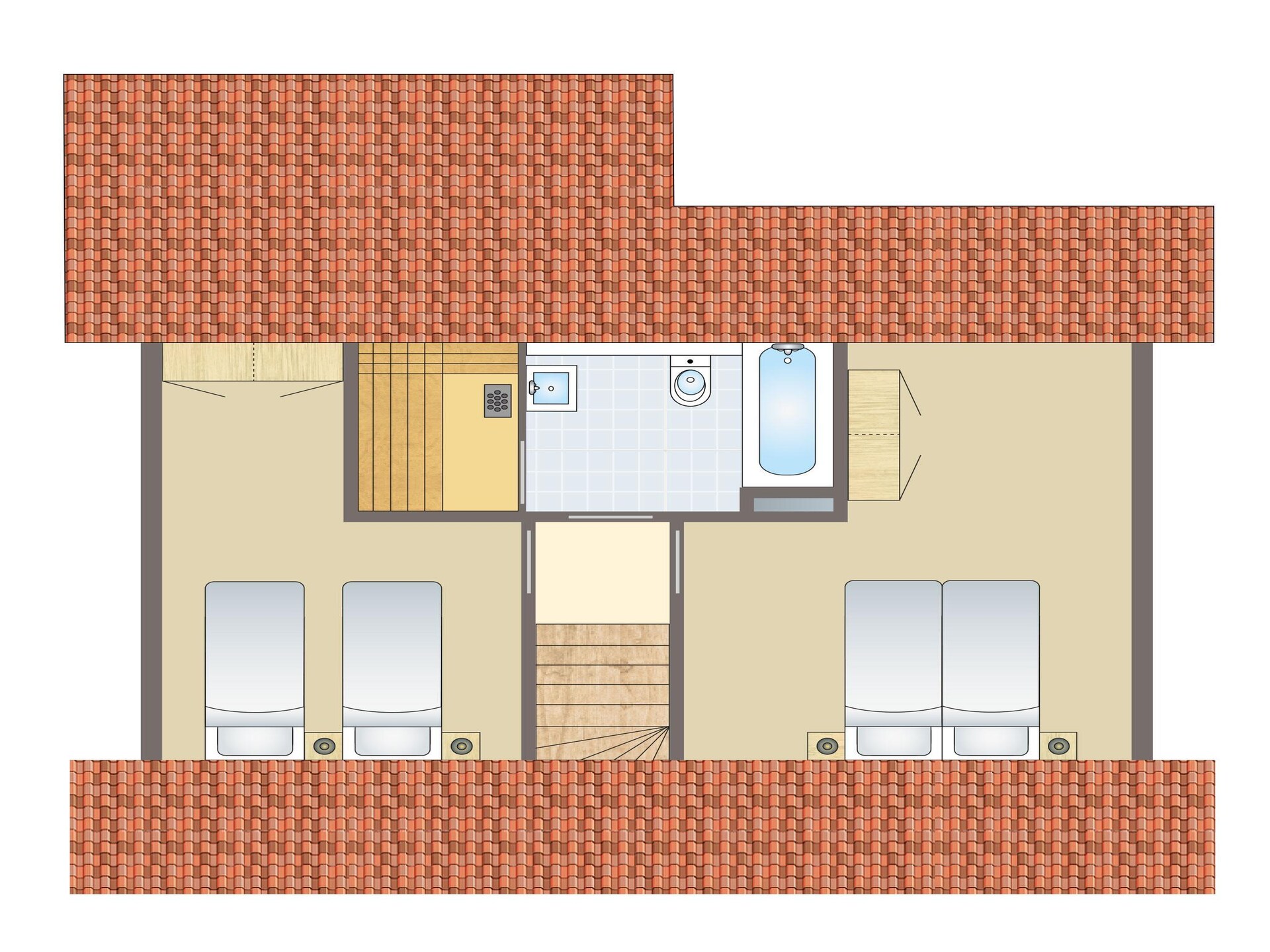 Luxe vrijstaand vakantiehuis met sauna, 700m van strand Nieuwvliet-Bad - foto 39