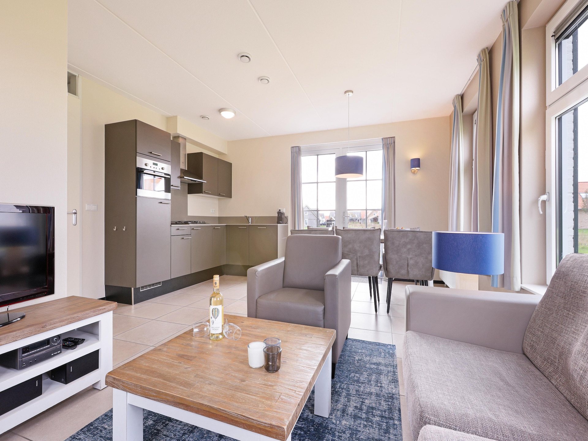 Luxe vrijstaand vakantiehuis met sauna op 700m van zee in Nieuwvliet - foto 14