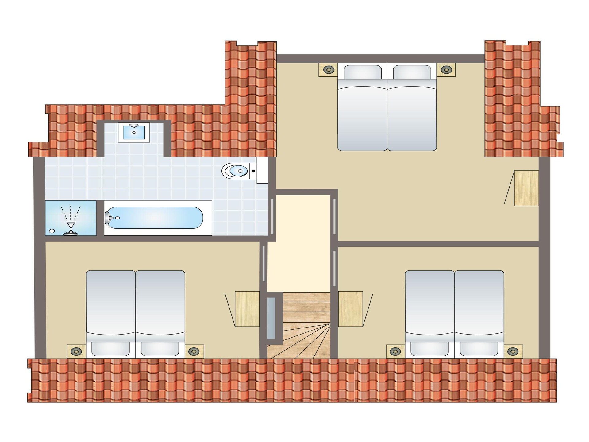 Vrijstaande villa met hond, 700m van strand, 4 slaapkamers, Nieuwvliet - foto 27