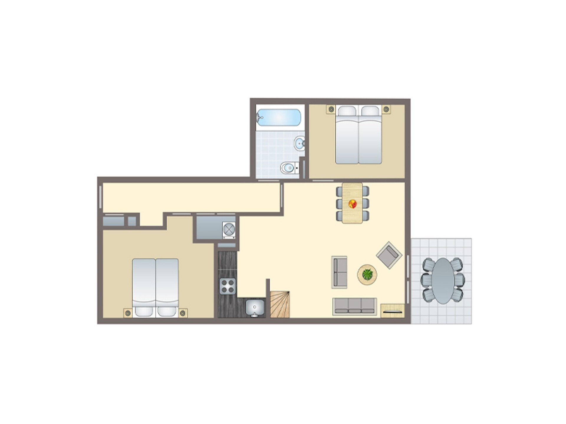 Duplexappartement met balkon aan het Grevelingenmeer in Brouwershaven - foto 11