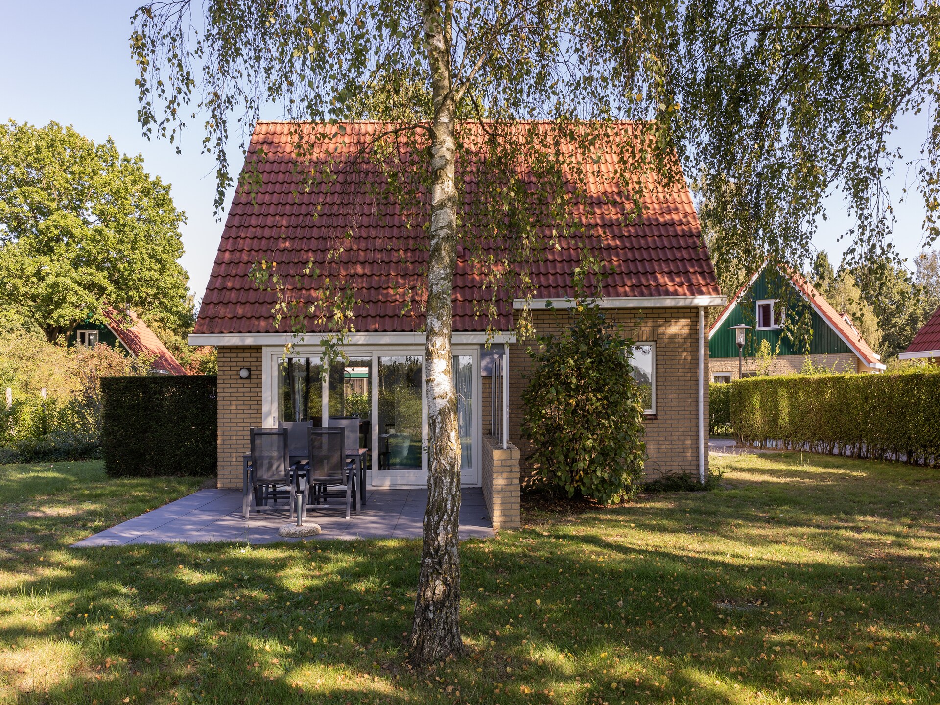 Vrijstaand vakantiehuis op groen park, nabij bos en golfbaan - foto 9