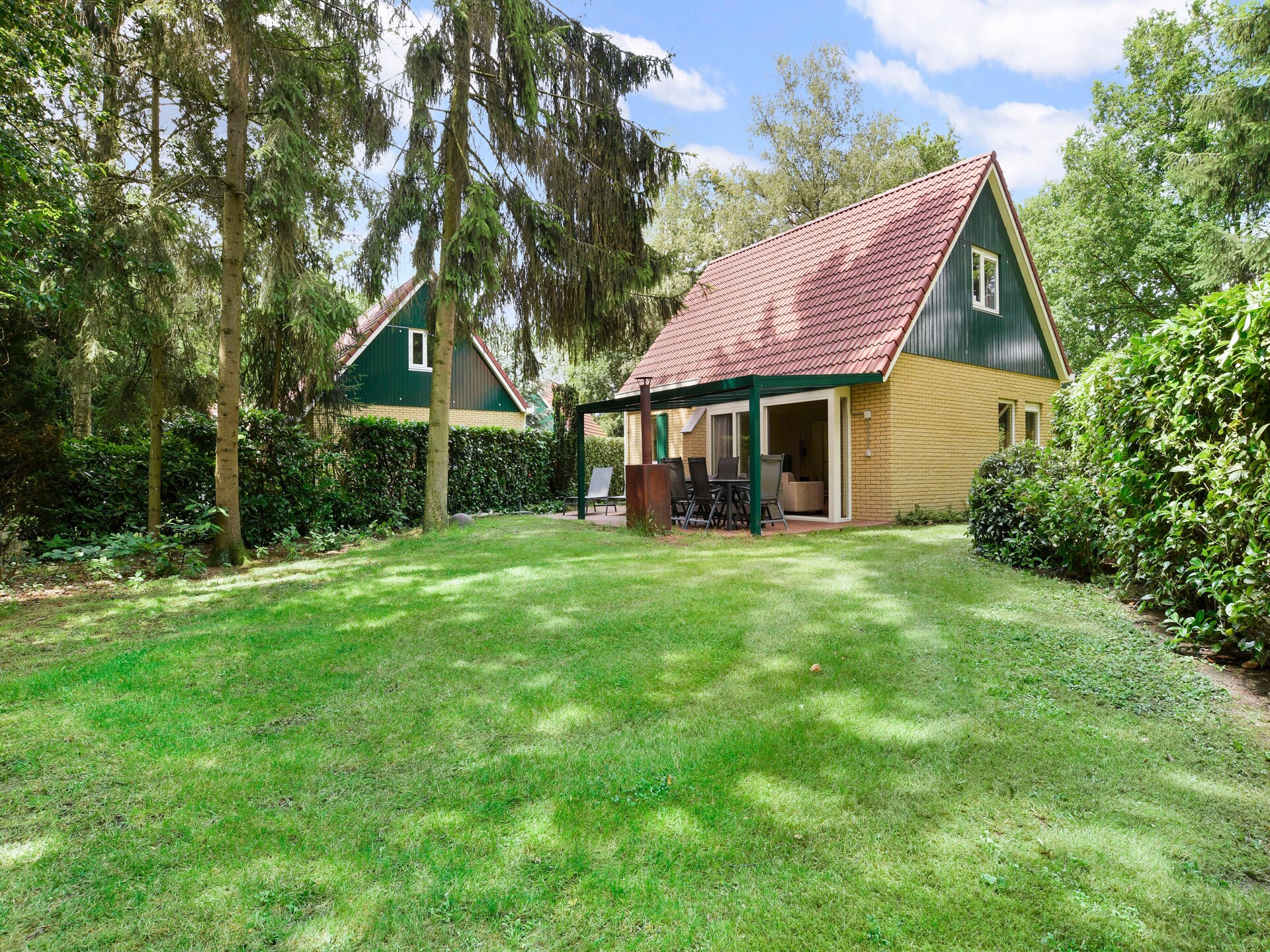 Vrijstaand boshuis met sauna op vakantiepark Parc Duc de Brabant - foto 9