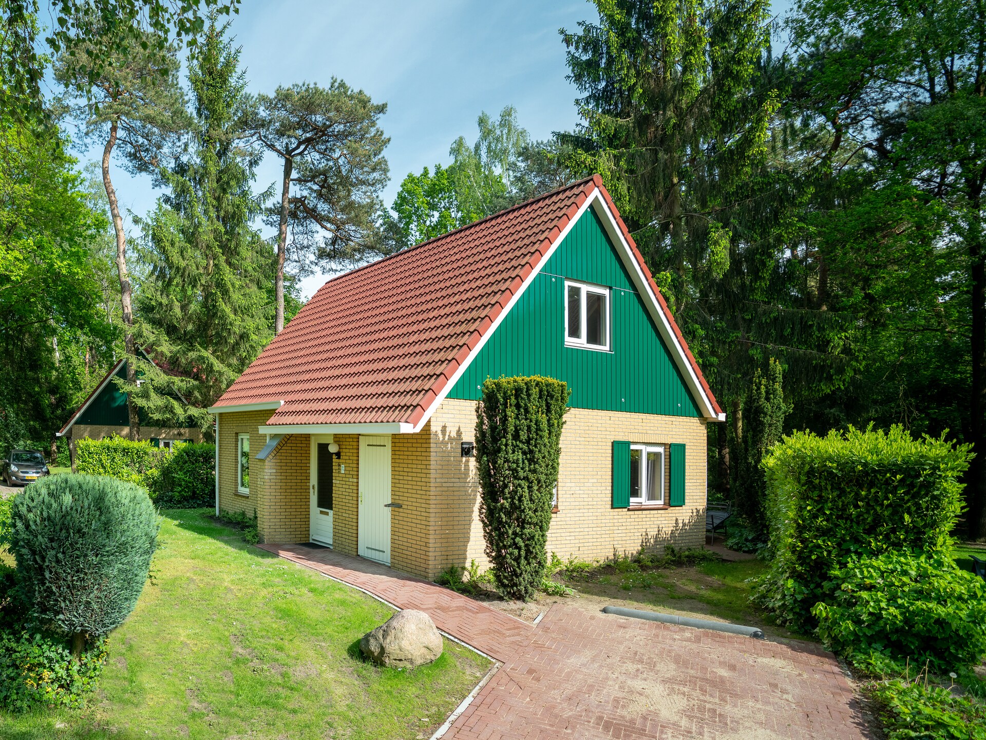 Vrijstaand boshuis met sauna op vakantiepark Parc Duc de Brabant - foto 2