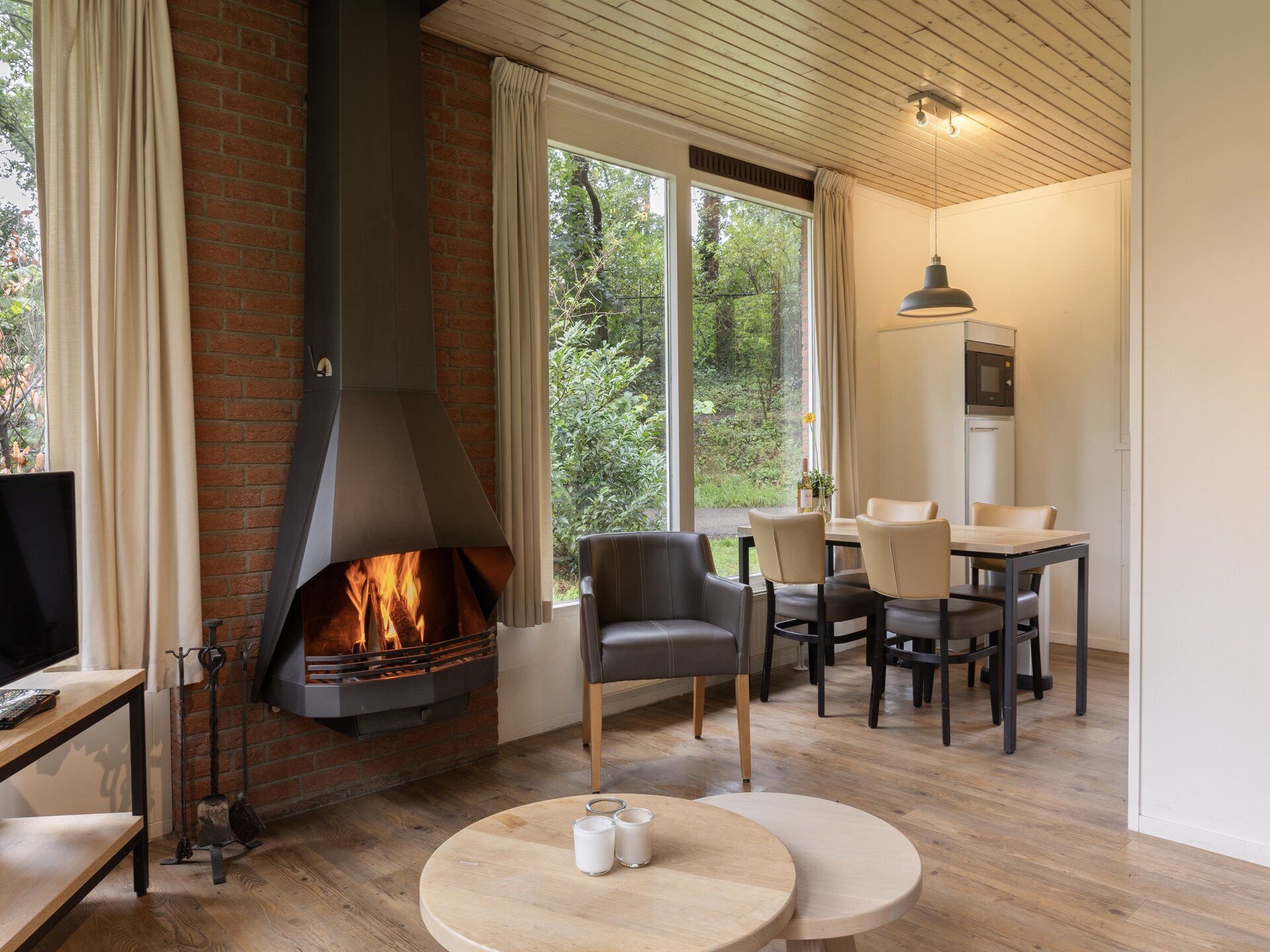Vrijstaande bosbungalow op Parc Heihaas in Putten met open haard en hondvriendelijk terrein - foto 2