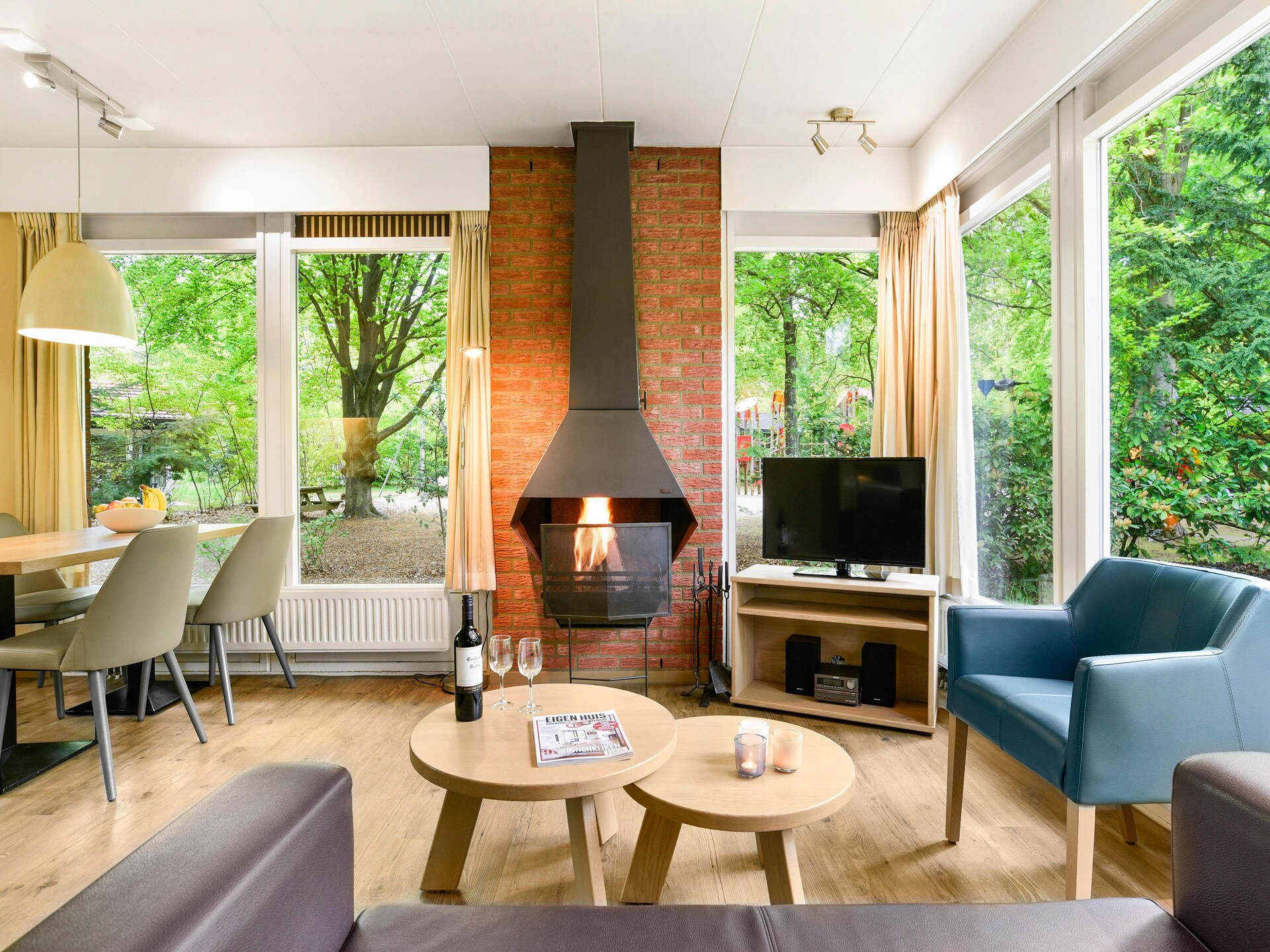 Vrijstaande bungalow aan de Veluwe met open haard voor 4 personen - foto 3