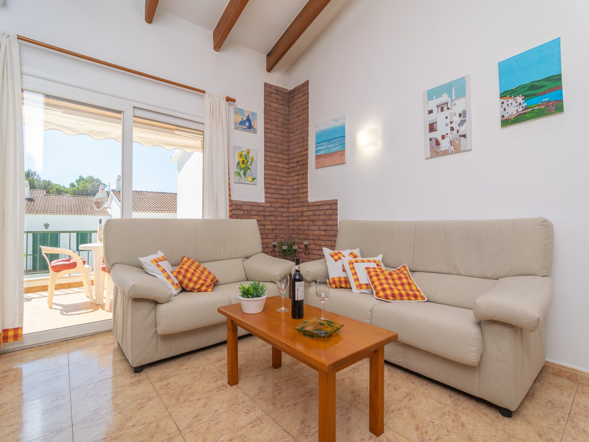 Rustiek appartement aan de golfbaan bij Es Mercadal met zwembad - foto 14