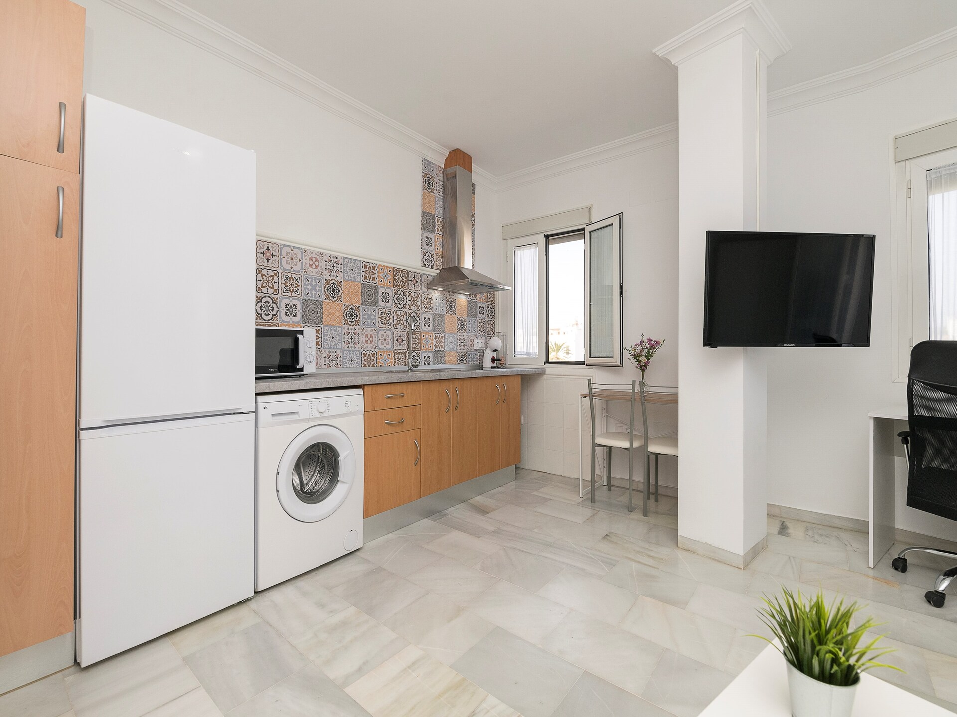 Sfeervol appartement aan de rivier in Chiclana met balkon en uitzicht - foto 13