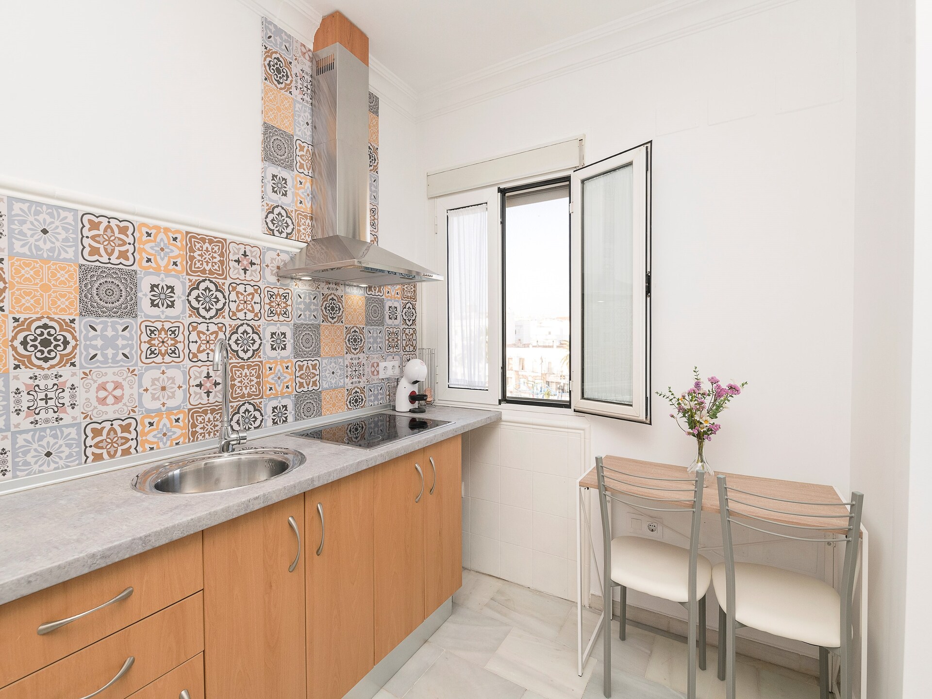 Sfeervol appartement aan de rivier in Chiclana met balkon en uitzicht - foto 10