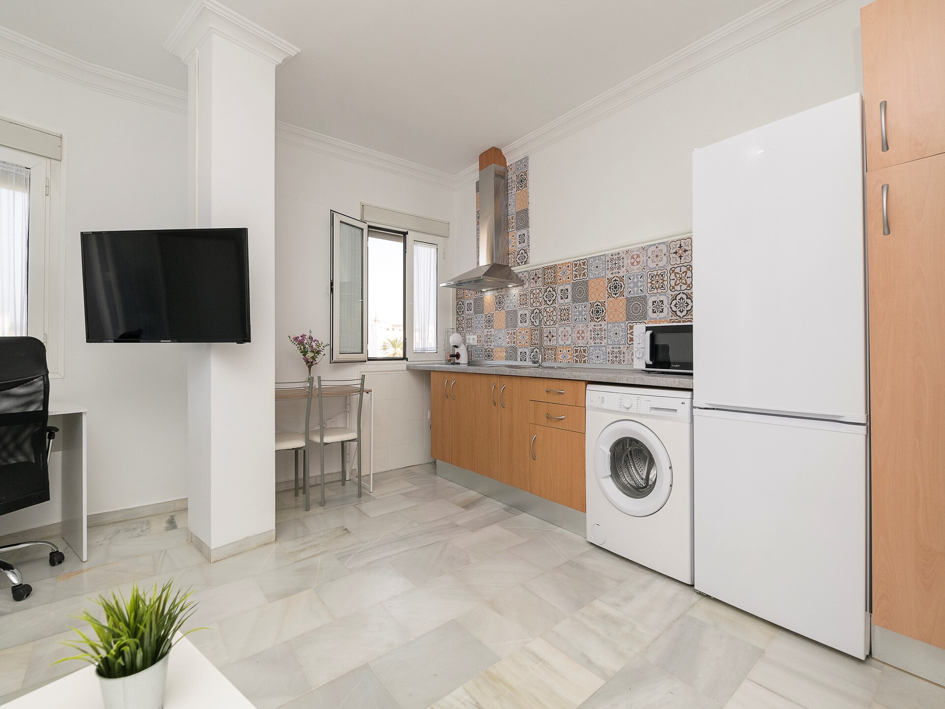 Sfeervol appartement aan de rivier in Chiclana met balkon en uitzicht - foto 11