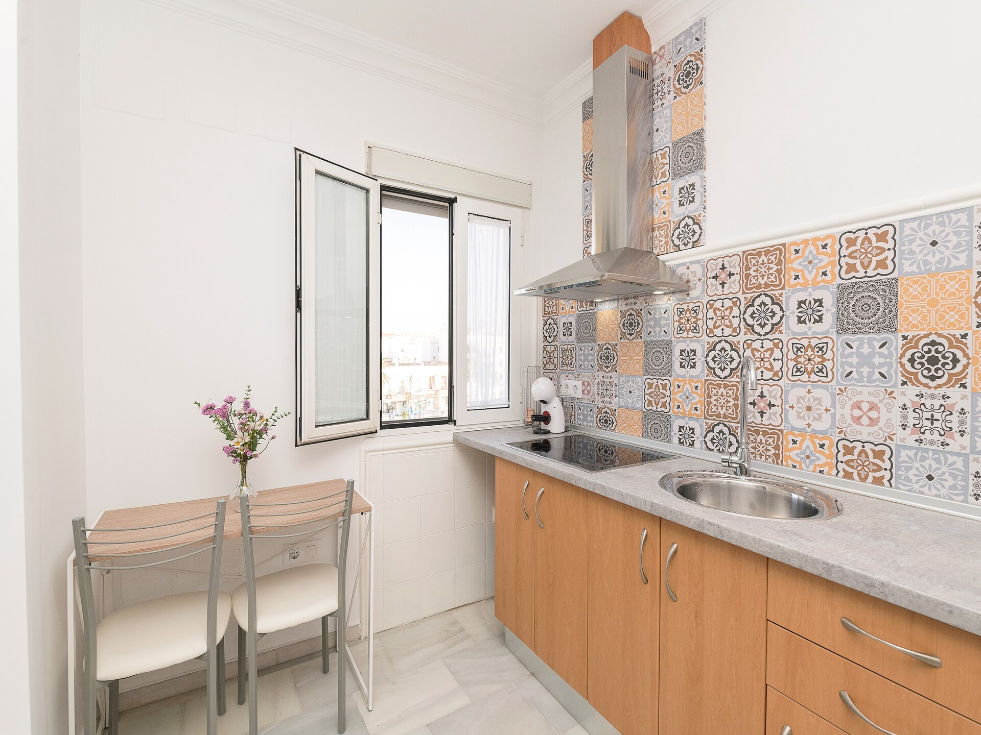 Sfeervol appartement aan de rivier in Chiclana met balkon en uitzicht - foto 9