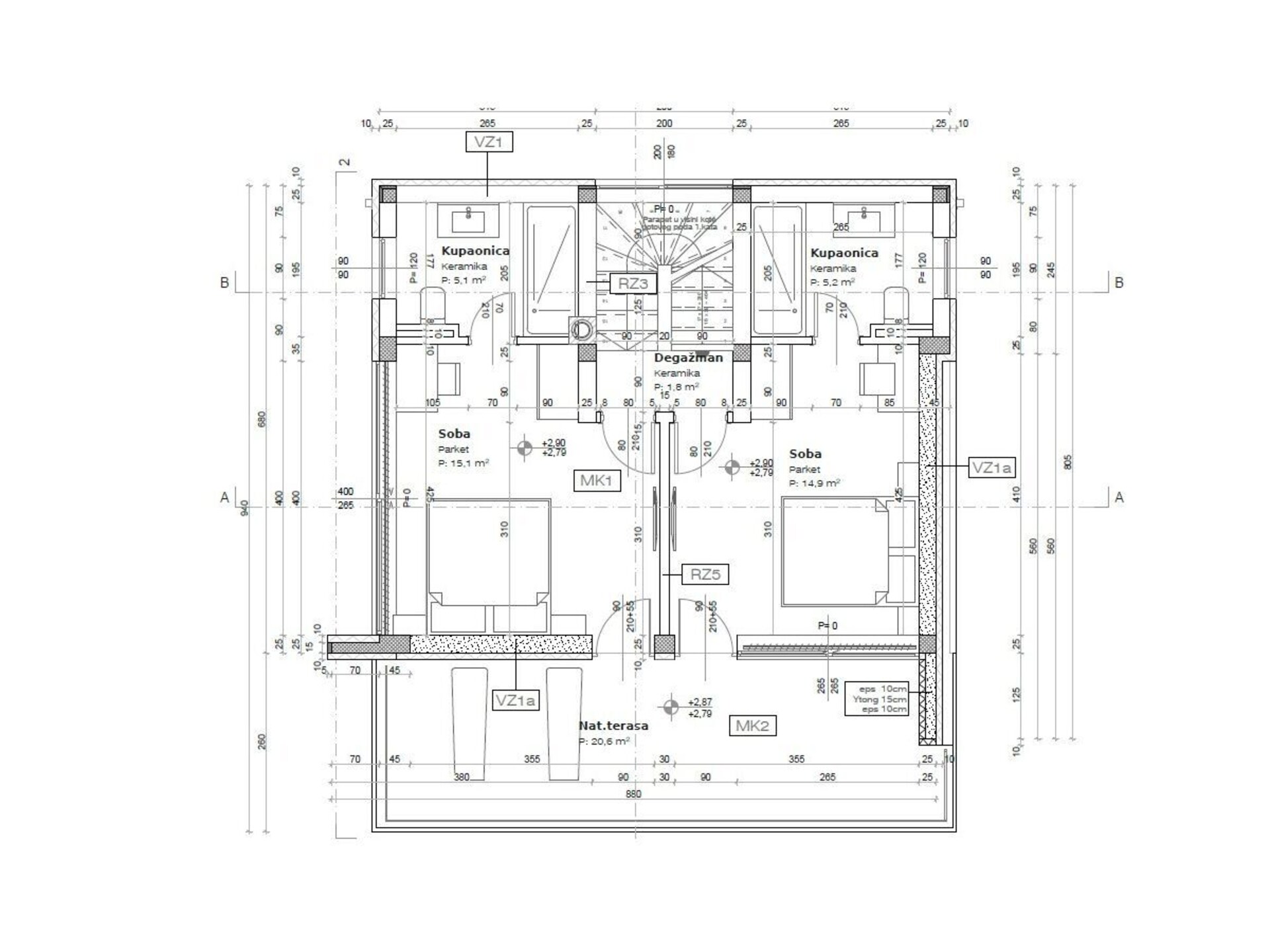 Design villa in Dracevac: 4 personen, 2 slaapkamers, 100m² pure rust - foto 36