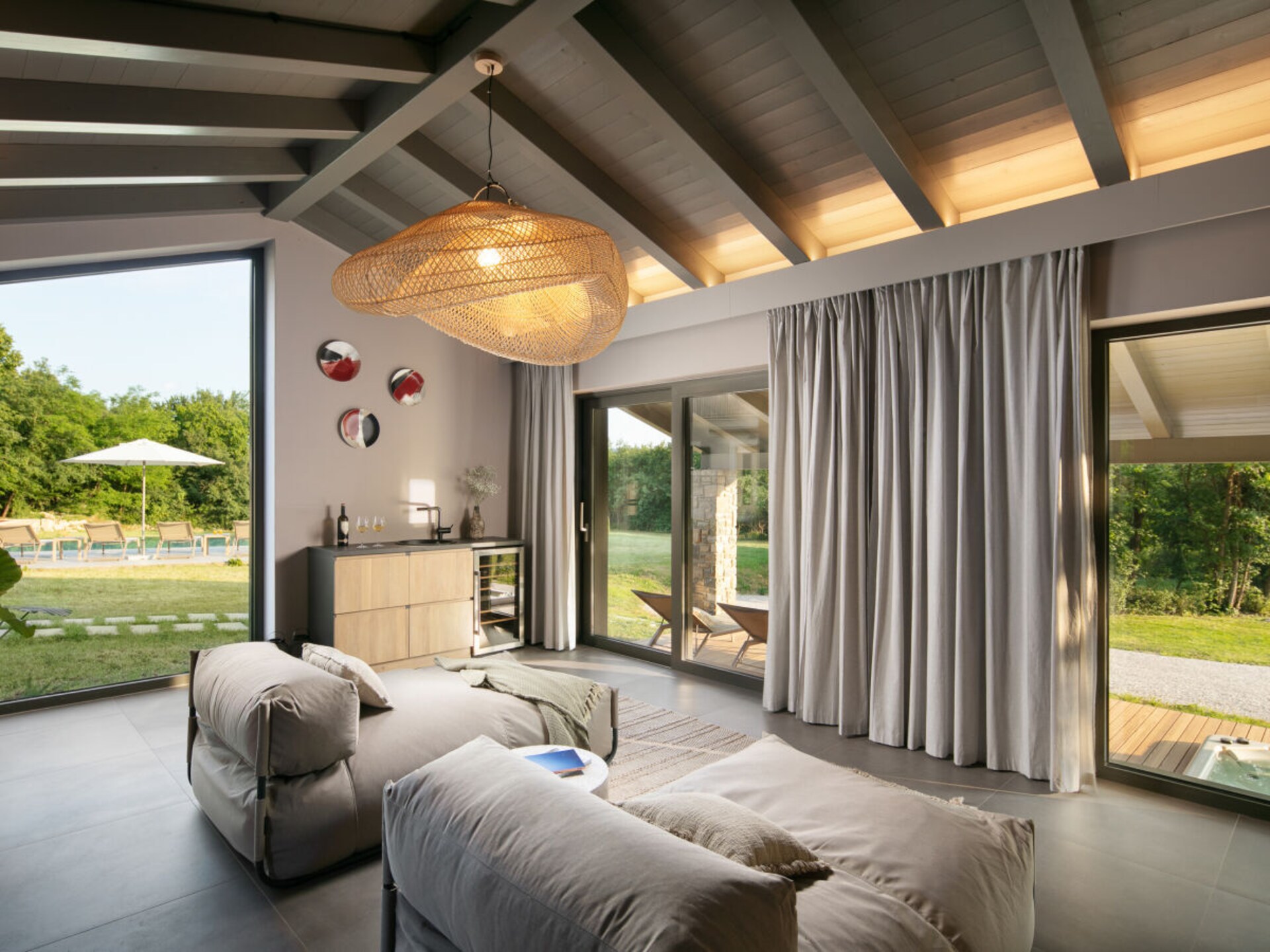 Designvilla met privézwembad, sauna en jacuzzi voor 8 personen bij Kršan - foto 25