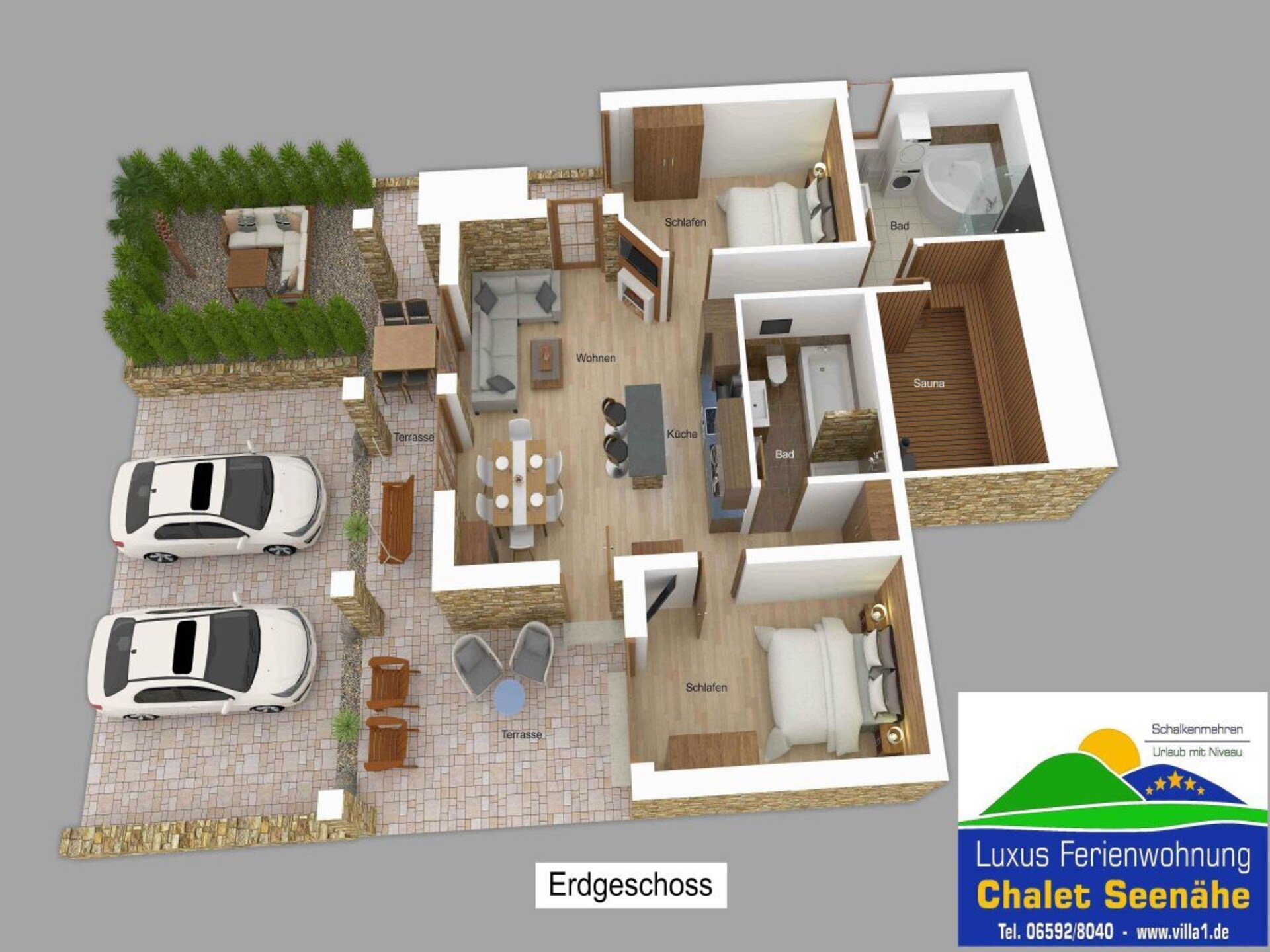 Luxe vakantiechalet met sauna en whirlpools bij het meer van Schalkenmehren - foto 43