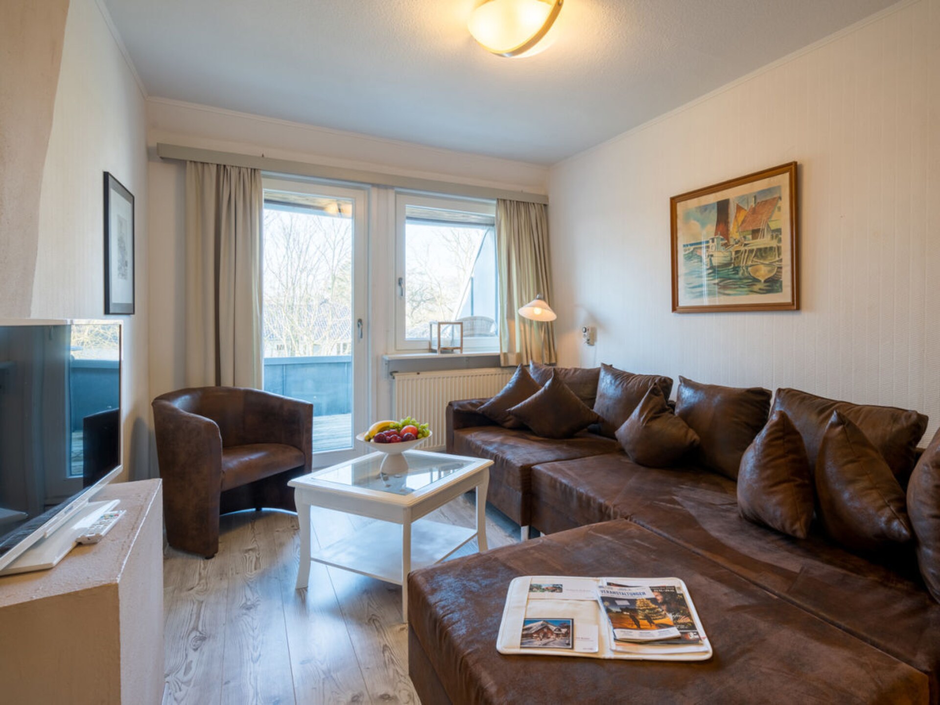 Rustiek gevelappartement in St. Peter-Ording met uitzicht op appelboomgaard - foto 8