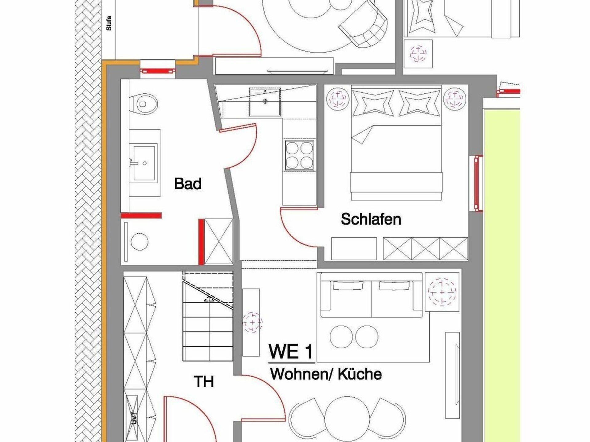 Gerenoveerd appartement met terras op Norderney voor 3 personen - foto 20