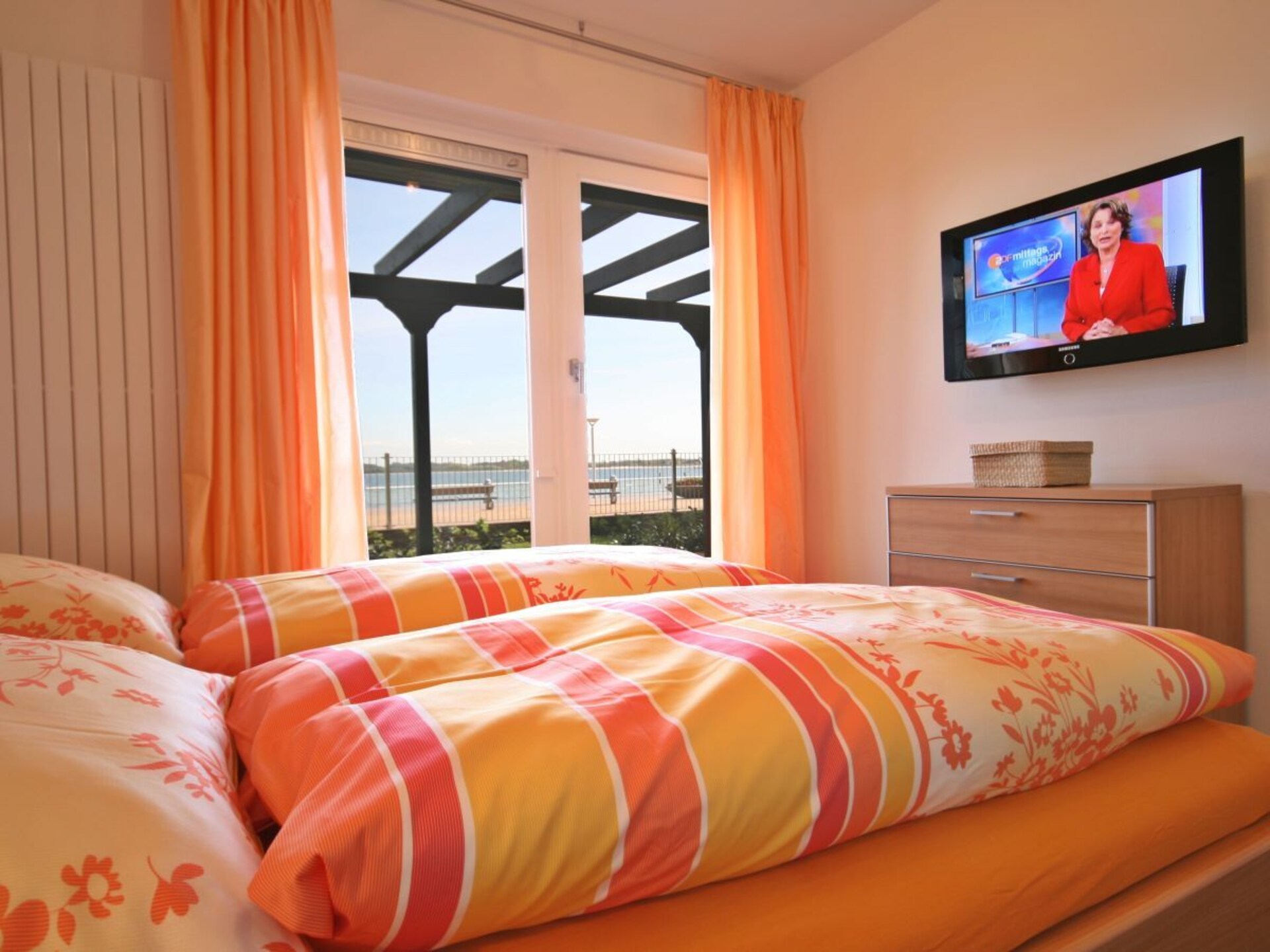 Licht appartement direct aan zee in Travemünde met terras en strandstoel - foto 6