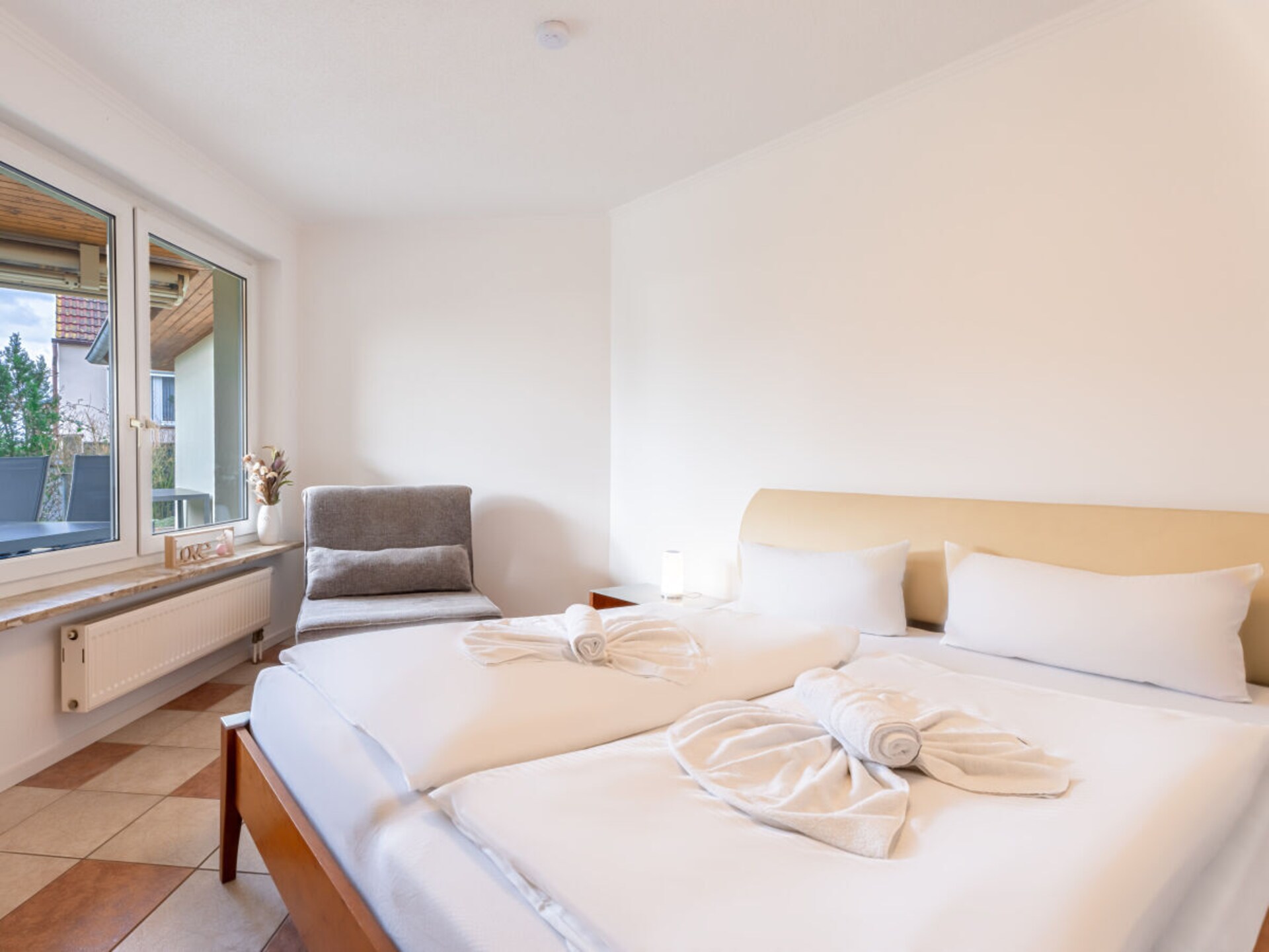 Knus appartement in Koserow, 100m van centrum, met terras & open haard - foto 13