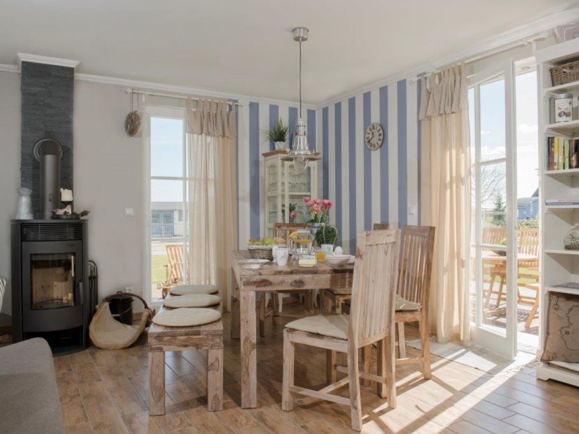 5-sterren vakantiehuis bij de haven van Mursewiek met sauna en open haard - foto 12