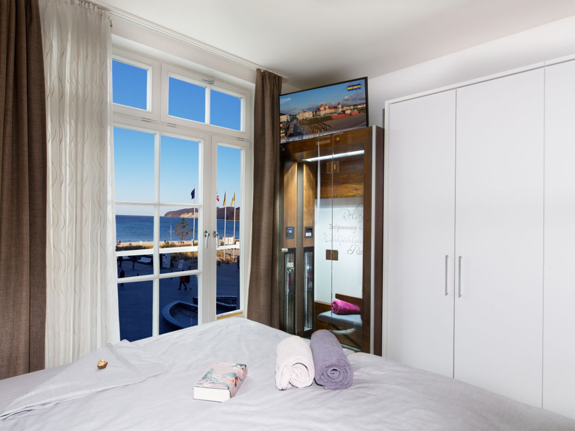 Beach Princess Binz: Vakantiehuis direct aan zee met infraroodcabine - foto 9