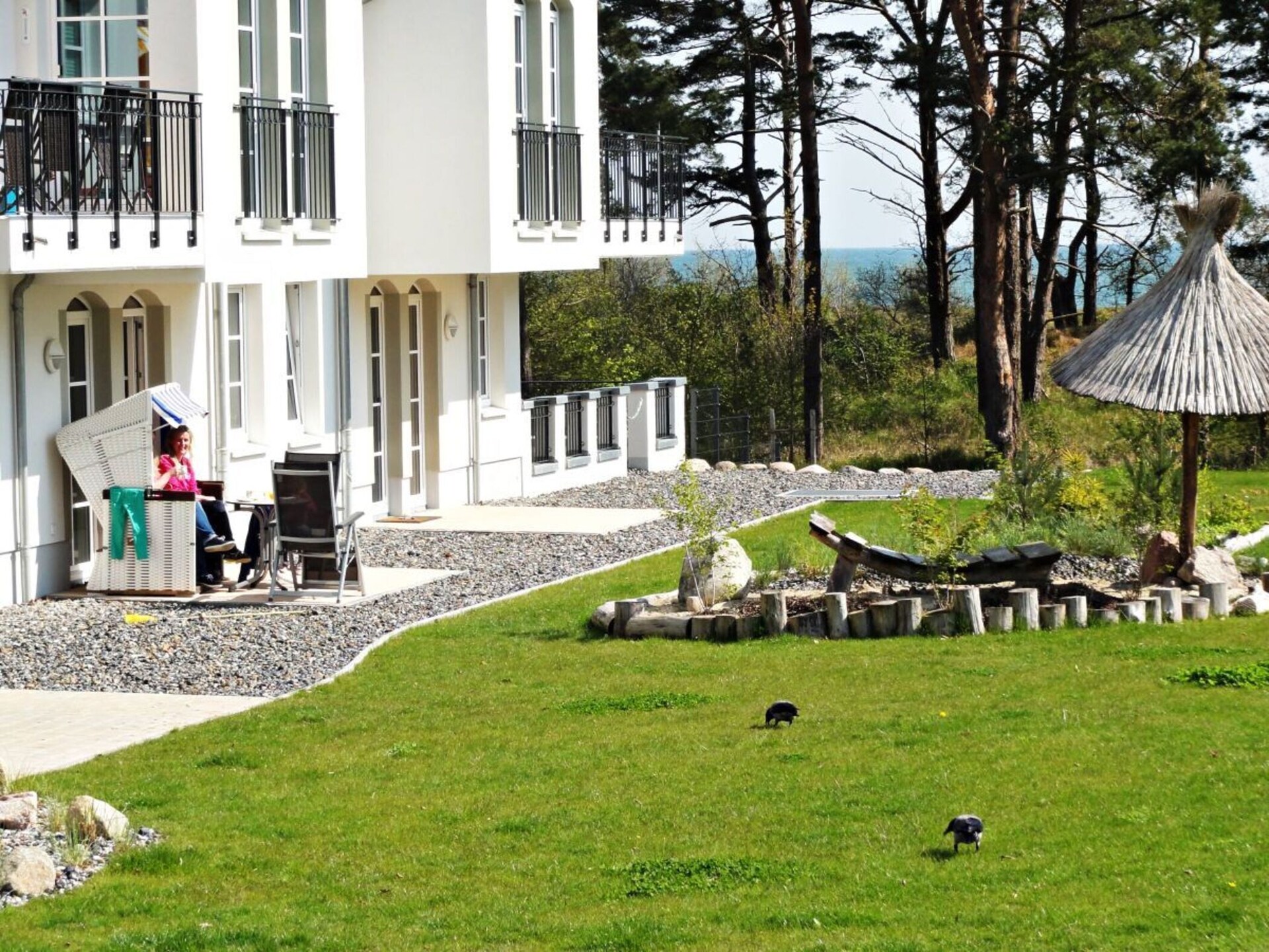 Vakantiehuis direct aan het strand van Baabe op Rügen met wellness - foto 15