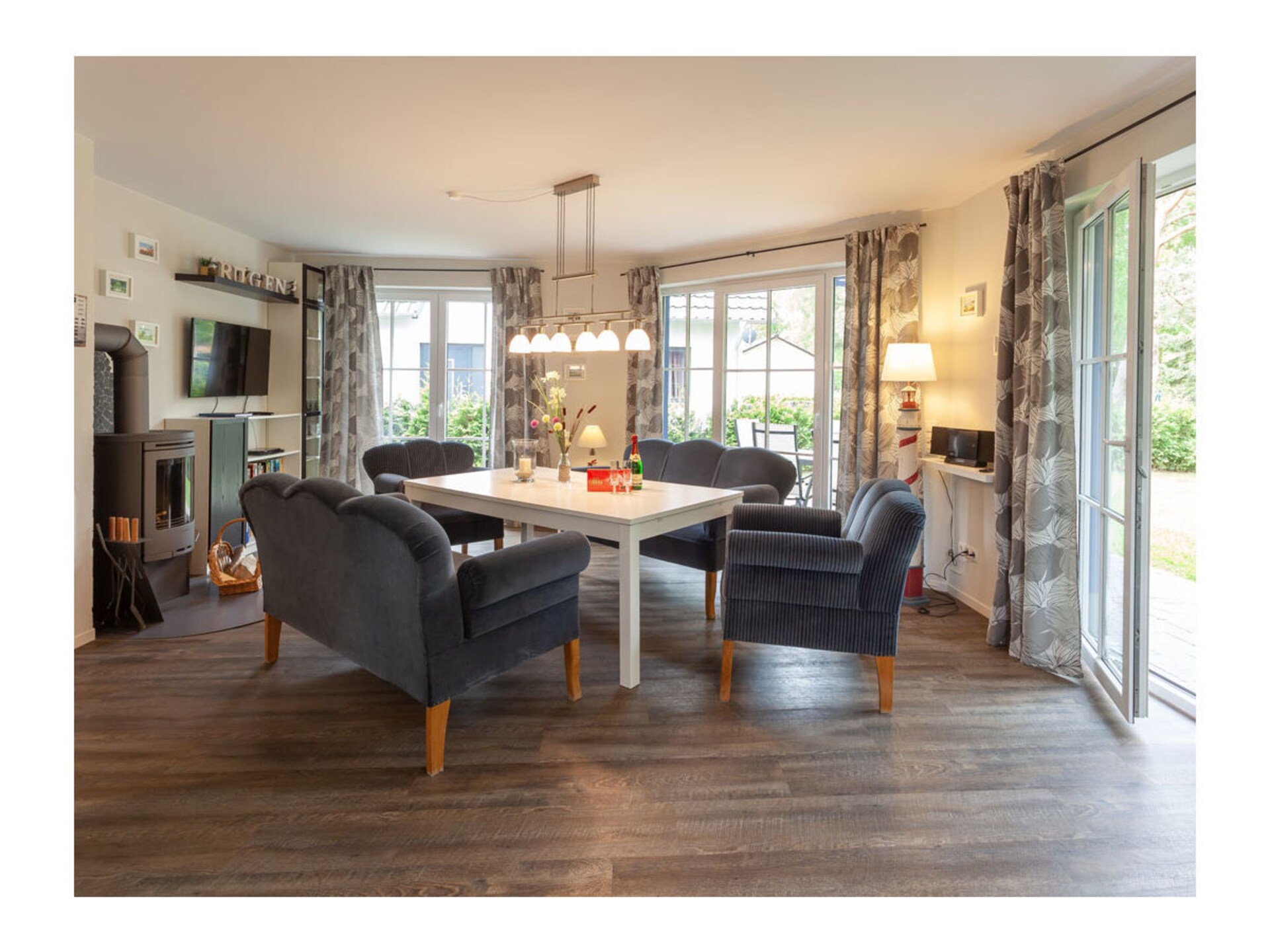 Luxe vakantiehuis Glowe, 200m van het Oostzeestrand, 6 personen - foto 5