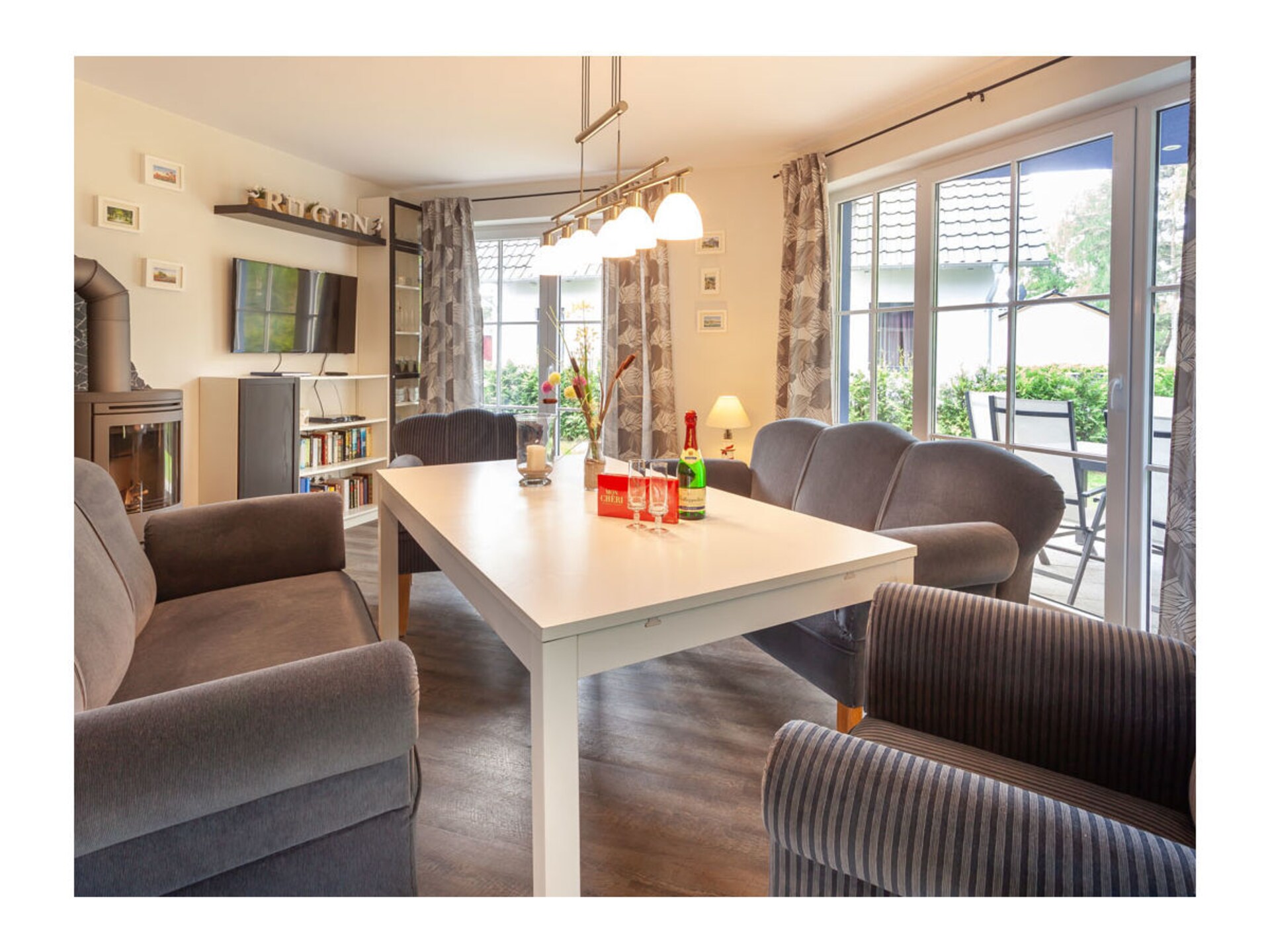 Luxe vakantiehuis Glowe, 200m van het Oostzeestrand, 6 personen - foto 7