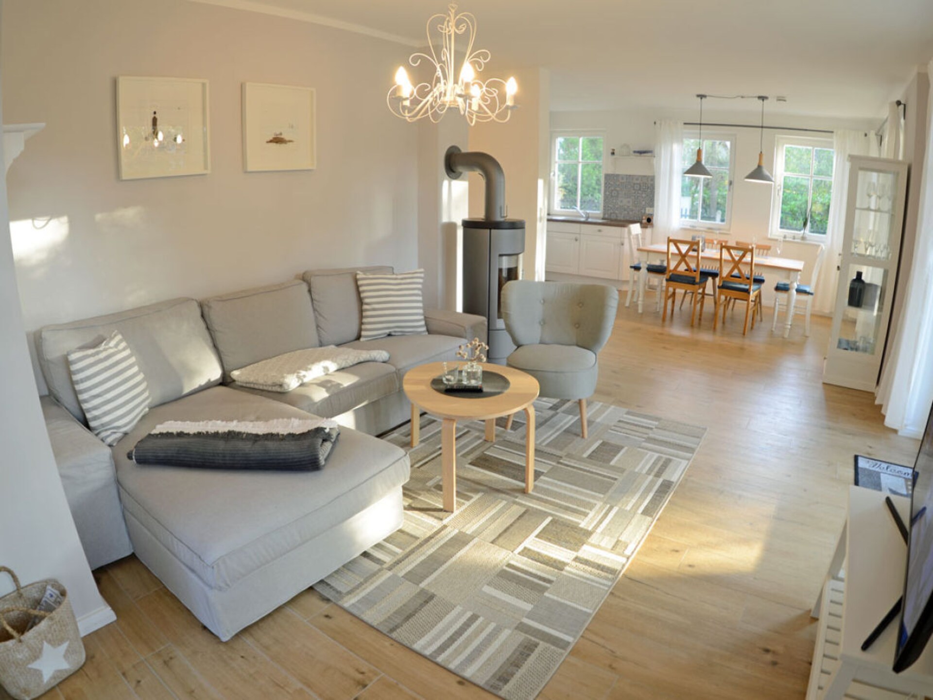 Luxe vakantiehuis met sauna en haard, 250m van zee in Glowe - foto 6