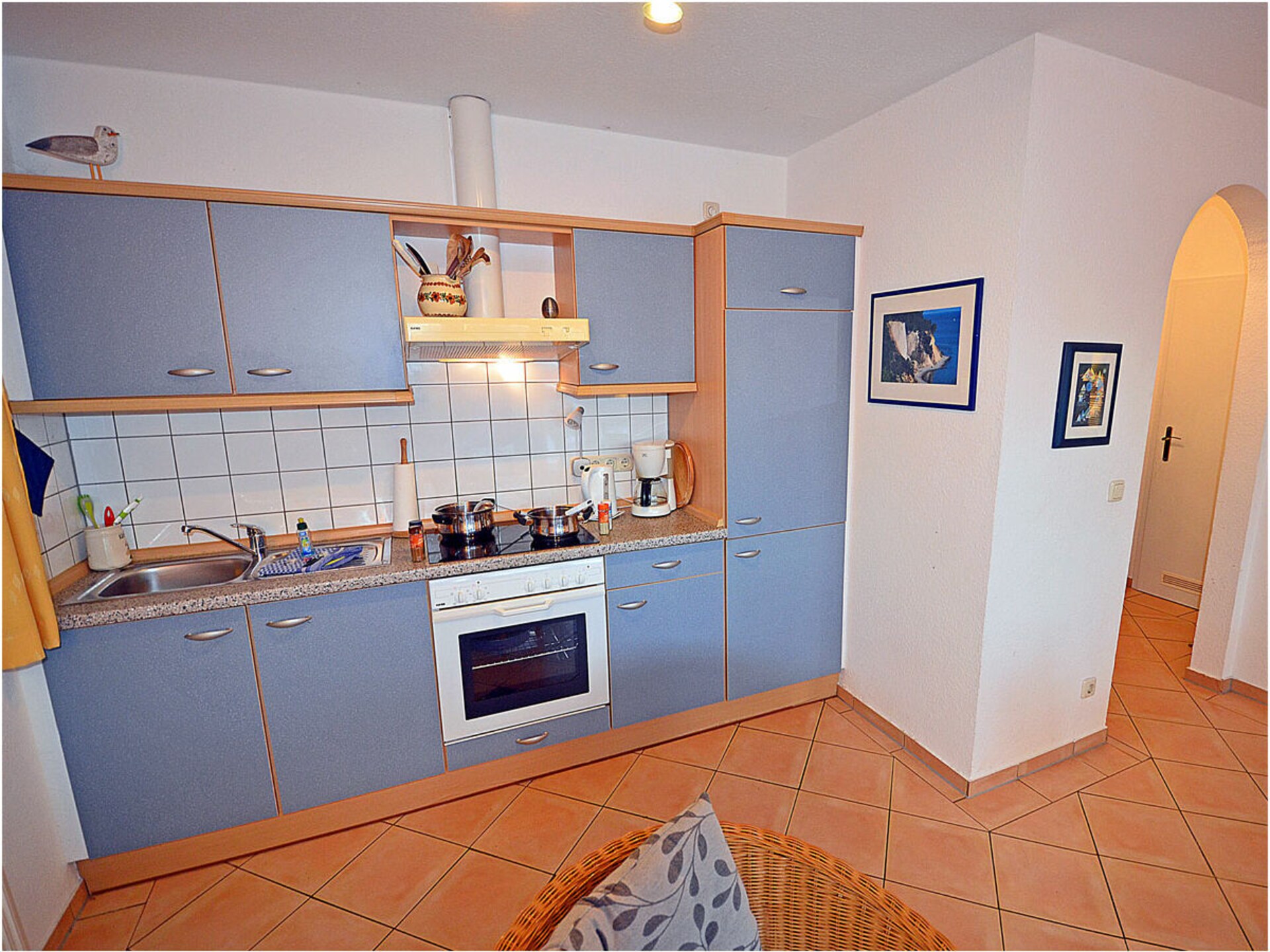 Gelijkvloers appartement in Breege met terras, vlakbij strand en haven - foto 4