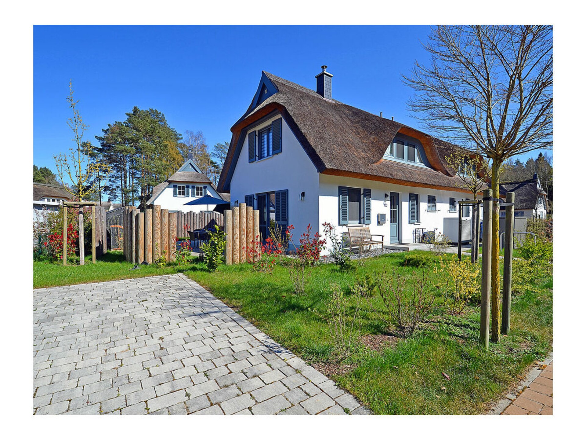 Rieten droom aan de Oostzee: sfeervol huis met sauna bij strand Glowe - foto 1