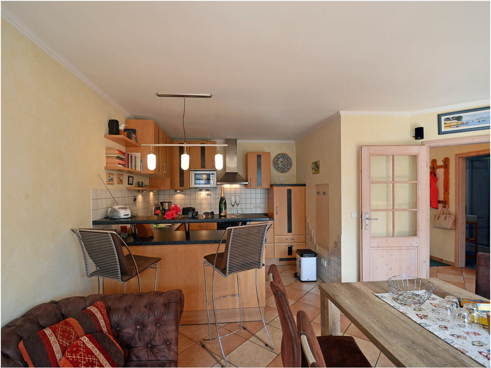 Knus appartement op 50 meter van het zandstrand in Glowe - foto 8