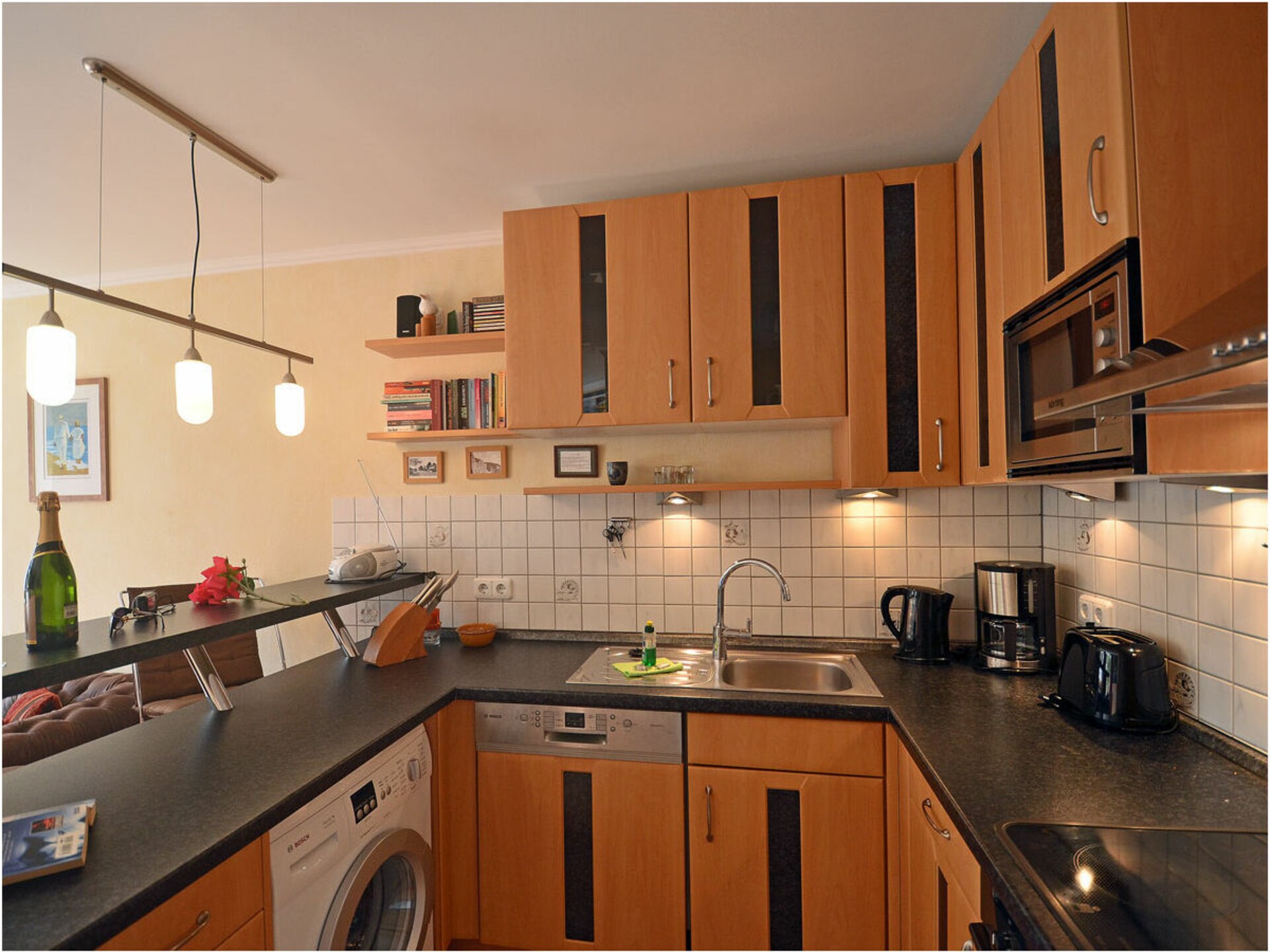 Knus appartement op 50 meter van het zandstrand in Glowe - foto 12