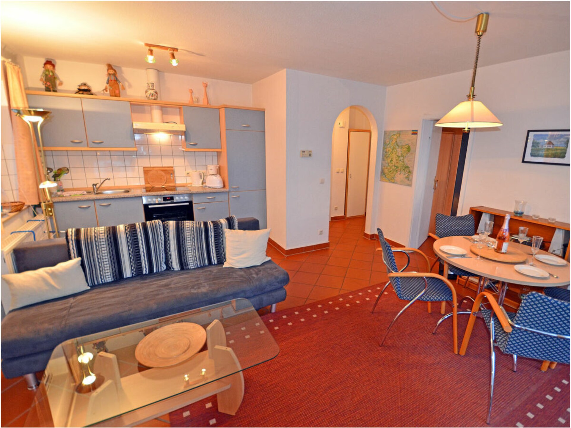 Knus appartement nabij Oostzeestrand in Breege – 4 personen - foto 13