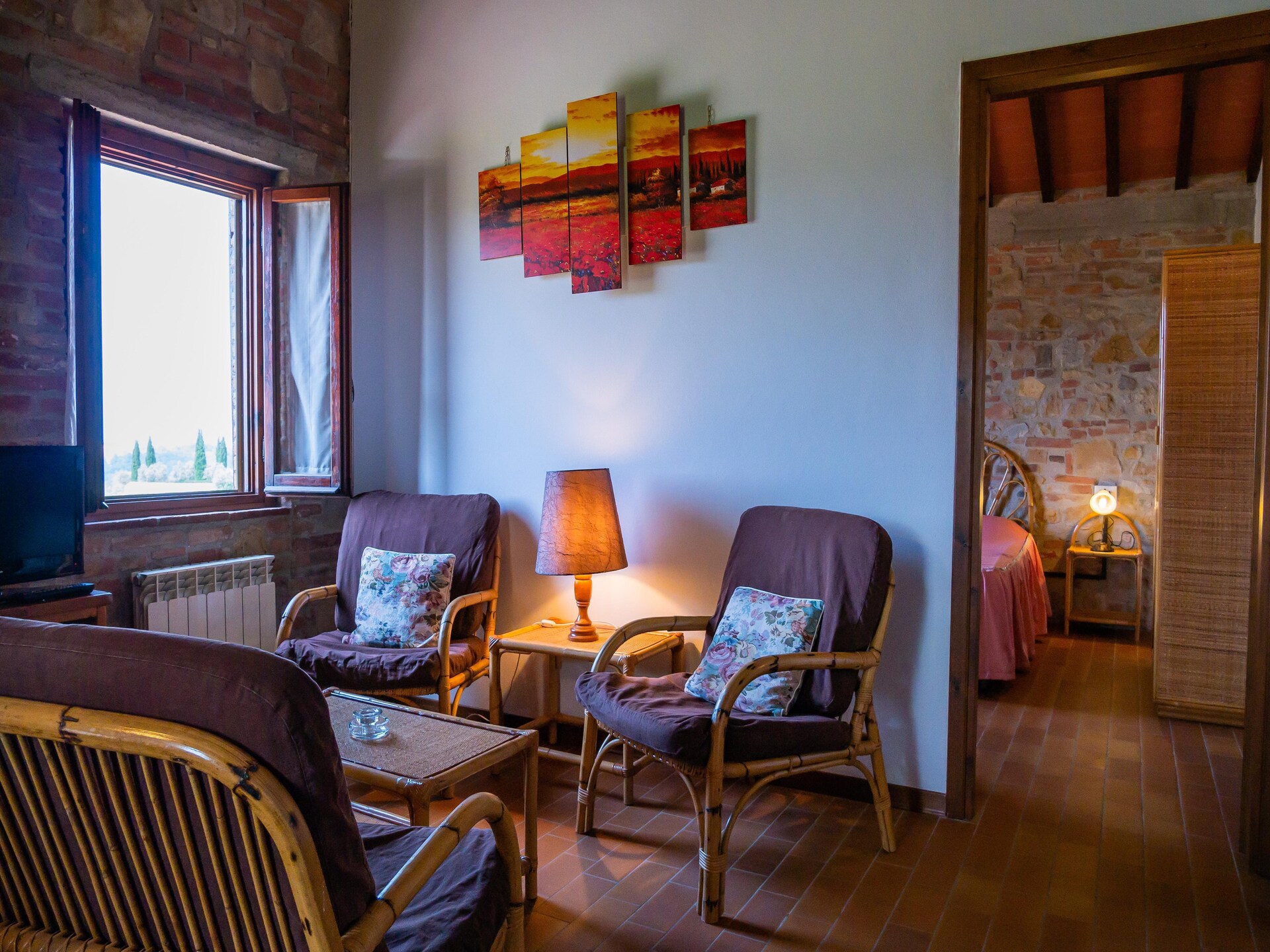 Sfeervol stenen appartement met gedeeld zwembad & uitzicht op de Toscaanse heuvels - foto 16