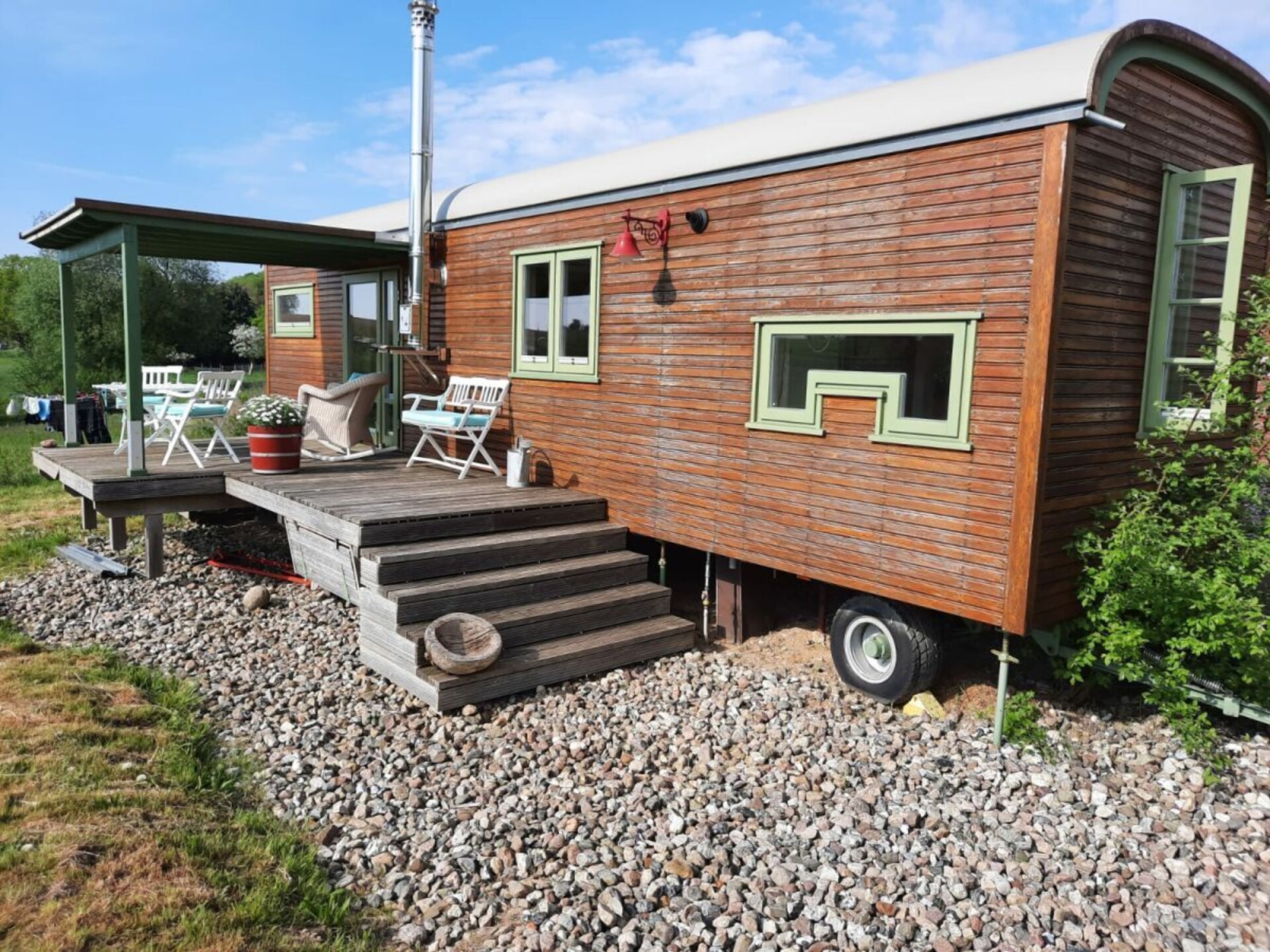 Tiny house bij Satow: sauna, weids uitzicht en 3 km van de Oostzee - foto 8