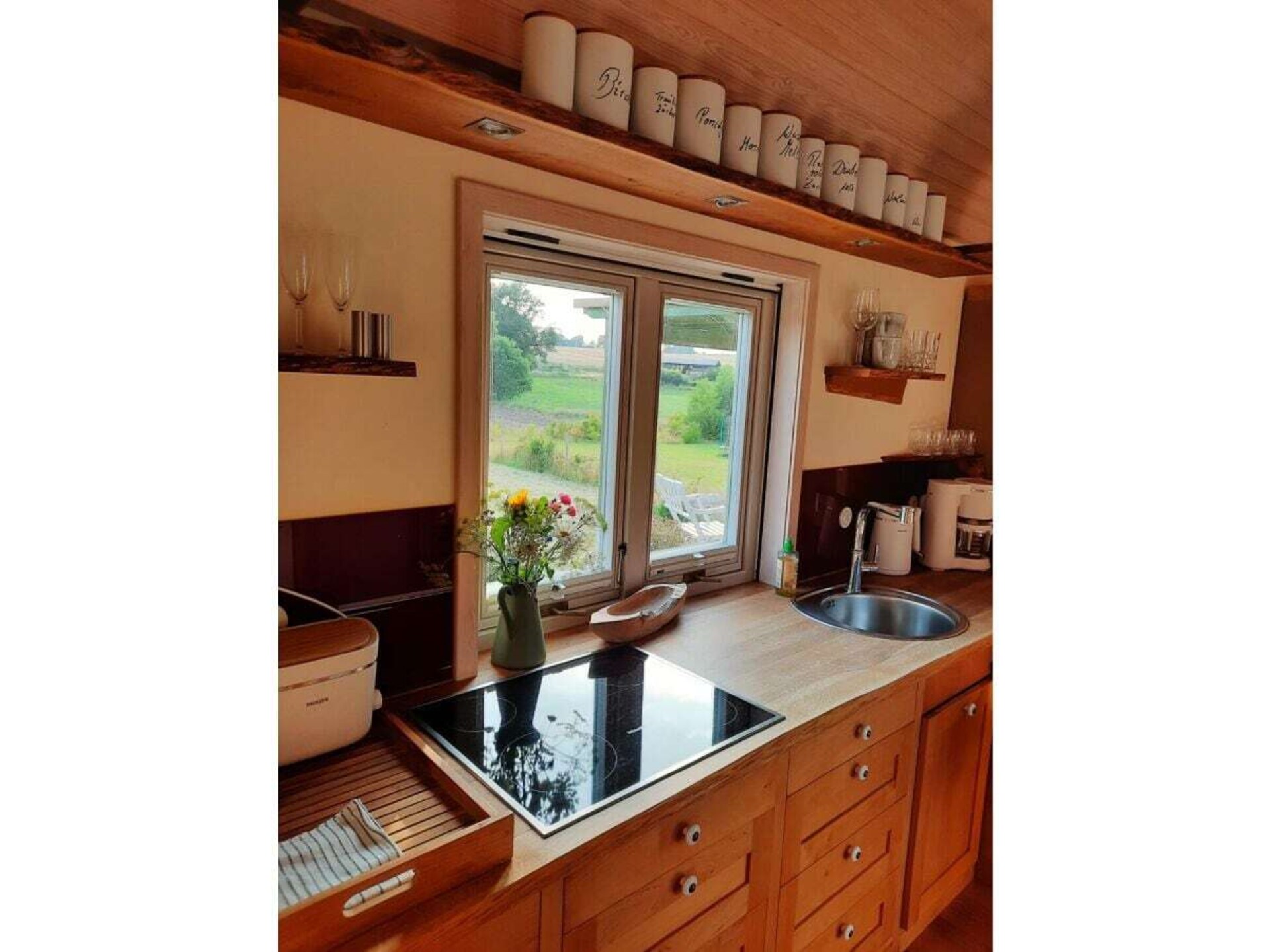 Tiny house bij Satow: sauna, weids uitzicht en 3 km van de Oostzee - foto 17