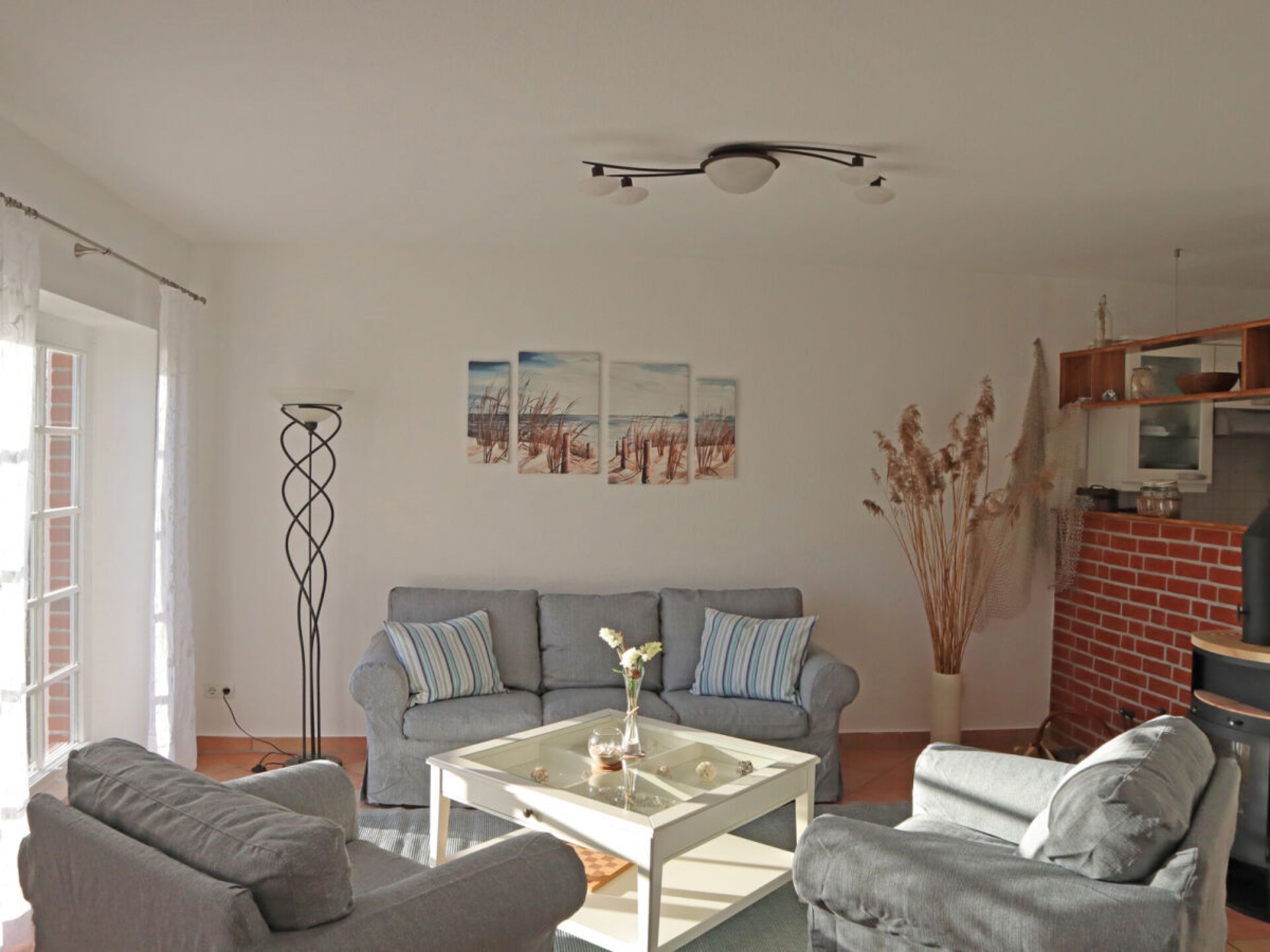 Vakantiehuis met lagune-uitzicht, sauna en open haard in Middelhagen - foto 6