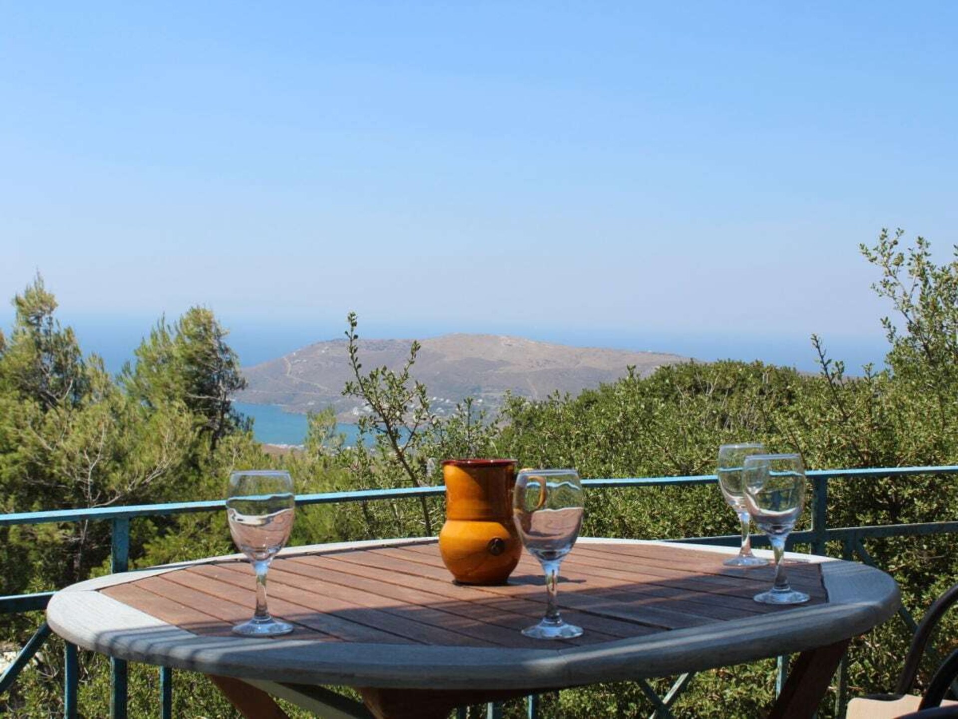 Geïsoleerd vakantiehuis op Andros met panoramisch zeezicht en strandnabijheid - foto 4