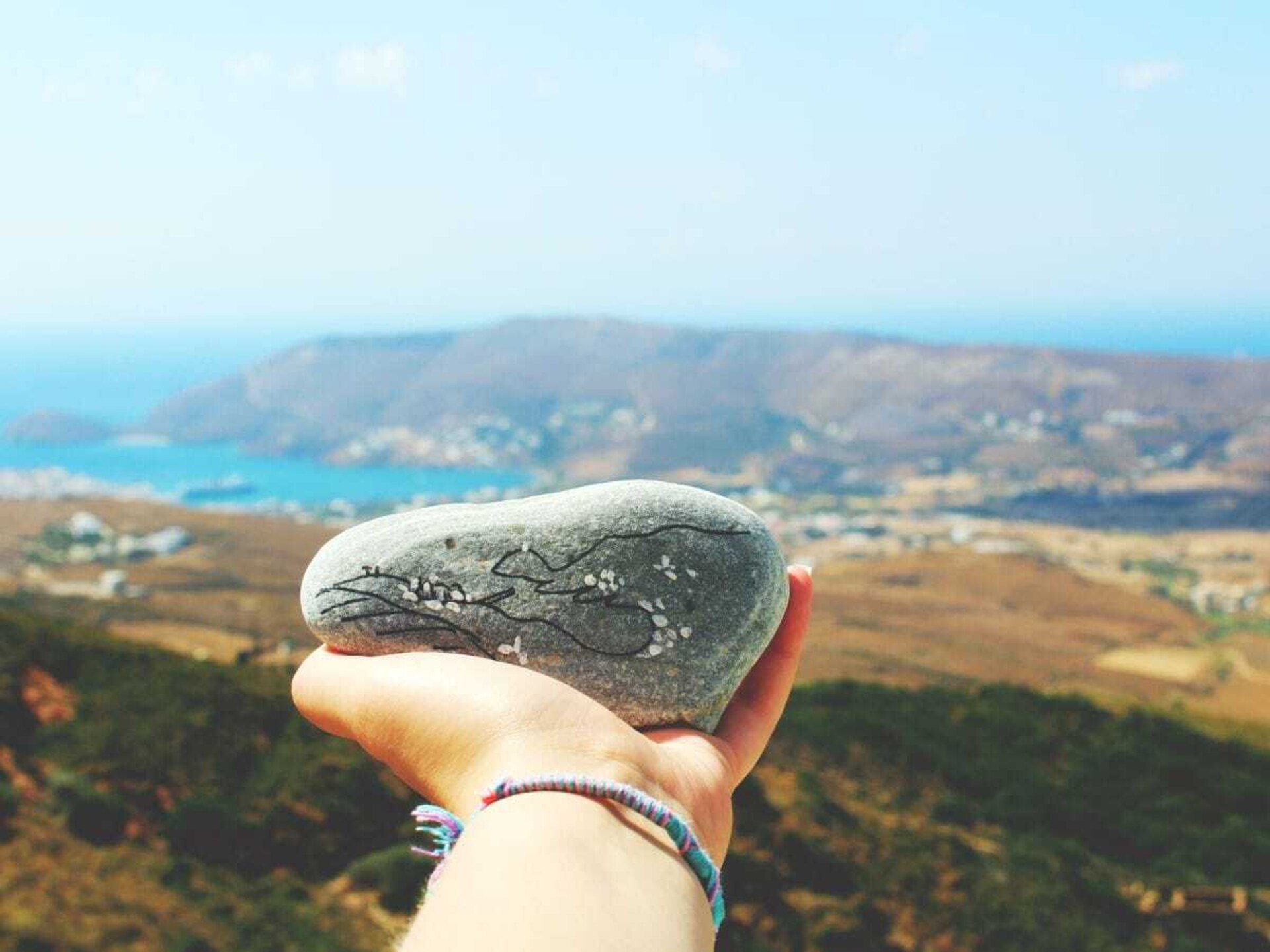 Geïsoleerd vakantiehuis op Andros met panoramisch zeezicht en strandnabijheid - foto 5