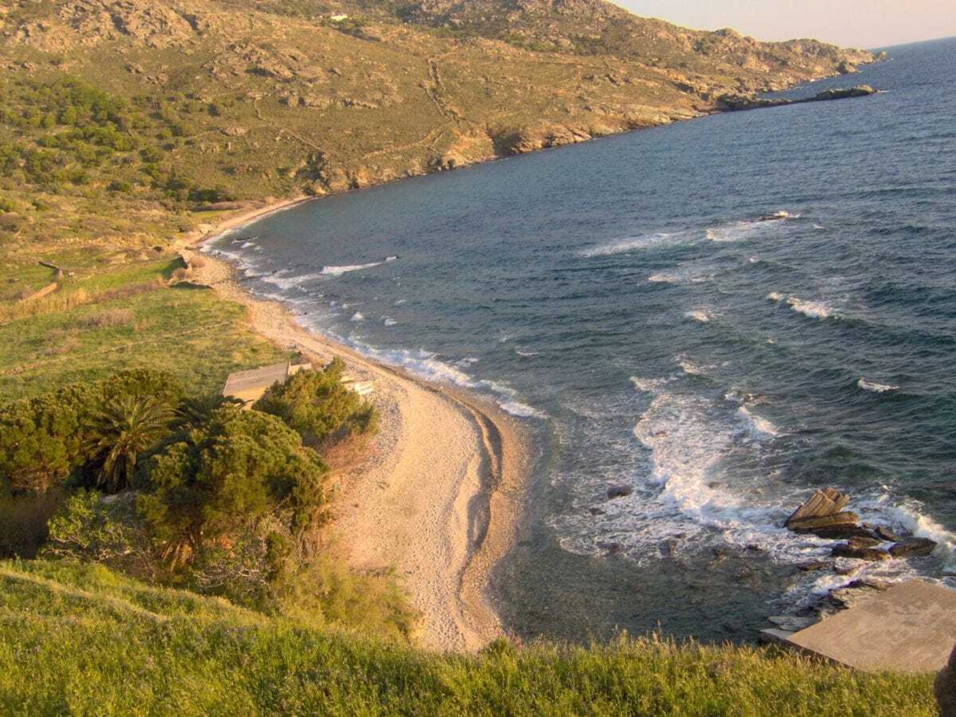 Geïsoleerd vakantiehuis op Andros met panoramisch zeezicht en strandnabijheid - foto 20