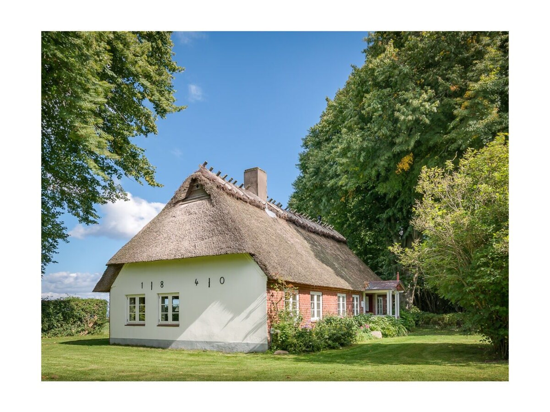 Charmant rieten vakantiehuis uit 1840 bij Steinbergkirche, 4 personen - foto 2