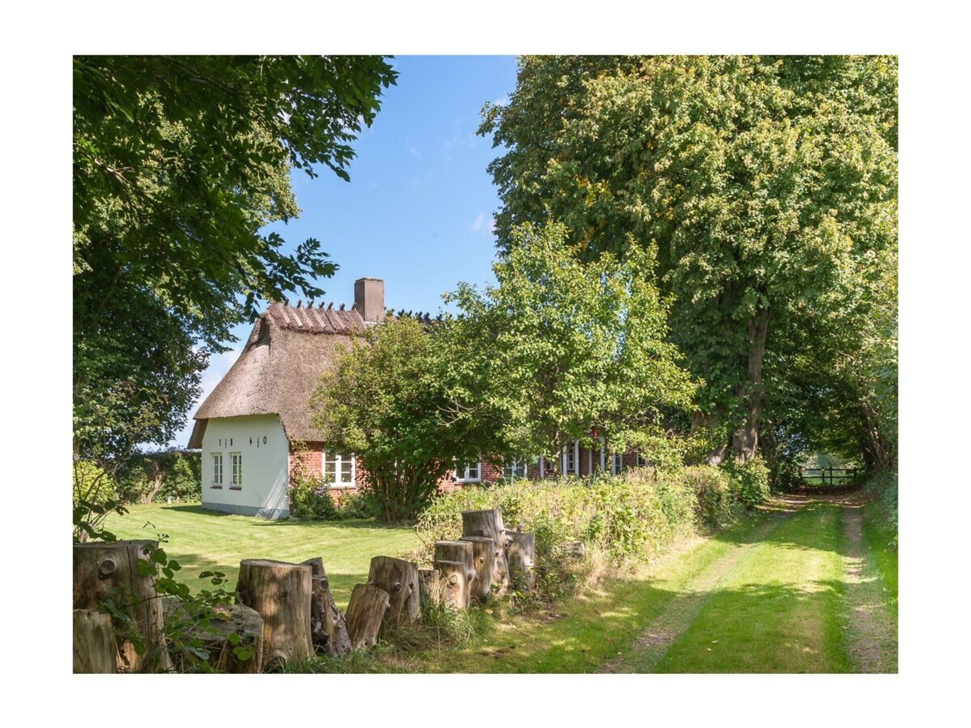 Charmant rieten vakantiehuis uit 1840 bij Steinbergkirche, 4 personen - foto 22
