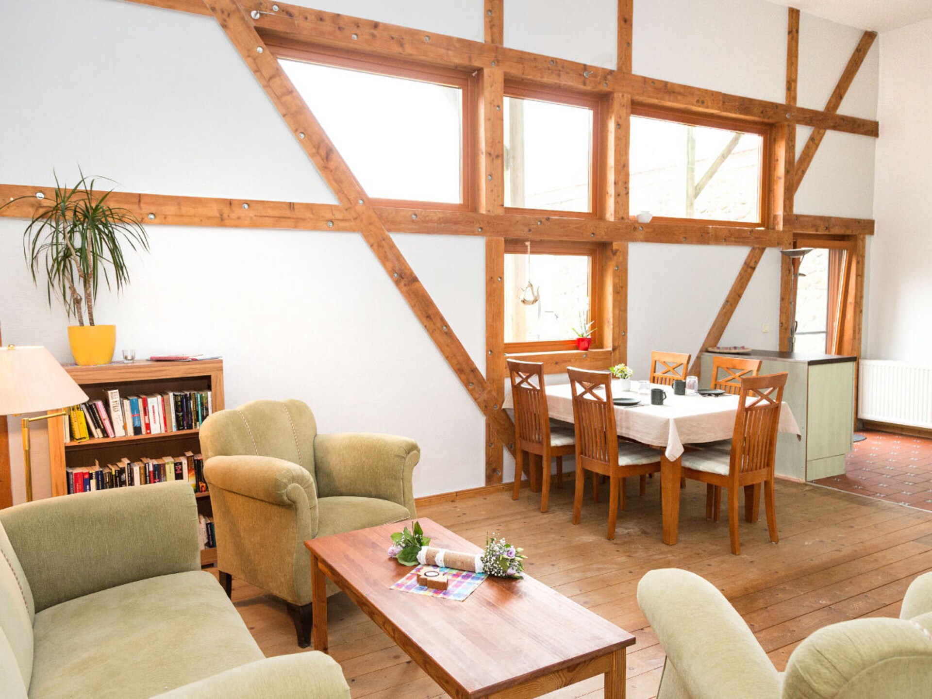 Ruime groepsaccommodatie in historische veldschuur bij Sietow, Mecklenburg - foto 13