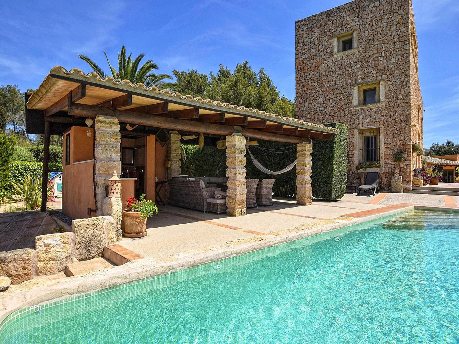 Privézwembad en luxe in Sa Torre, appartement op Mallorca - foto 33