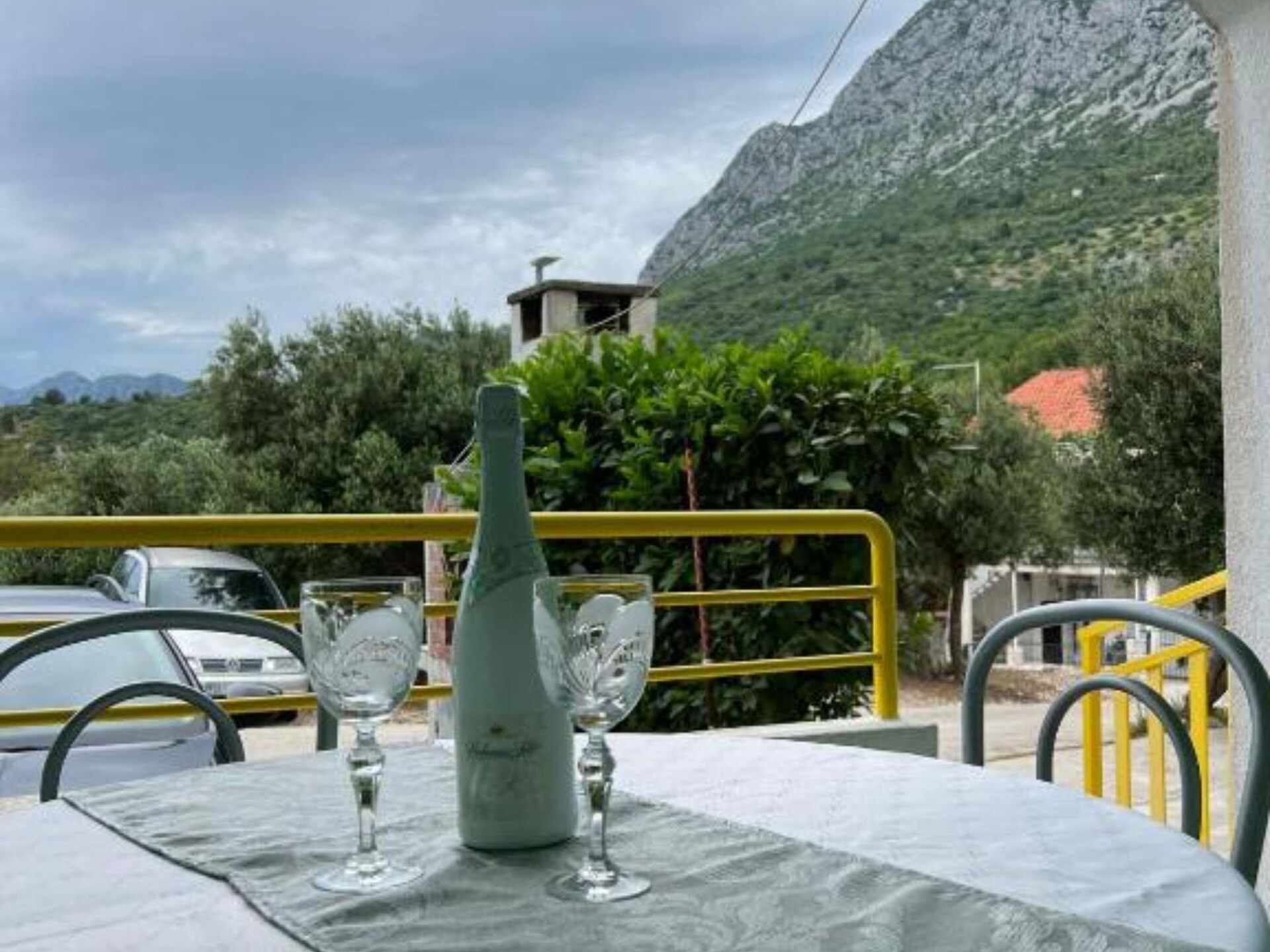 Studio met balkon vlakbij zee in Podaca voor 3 personen - foto 7