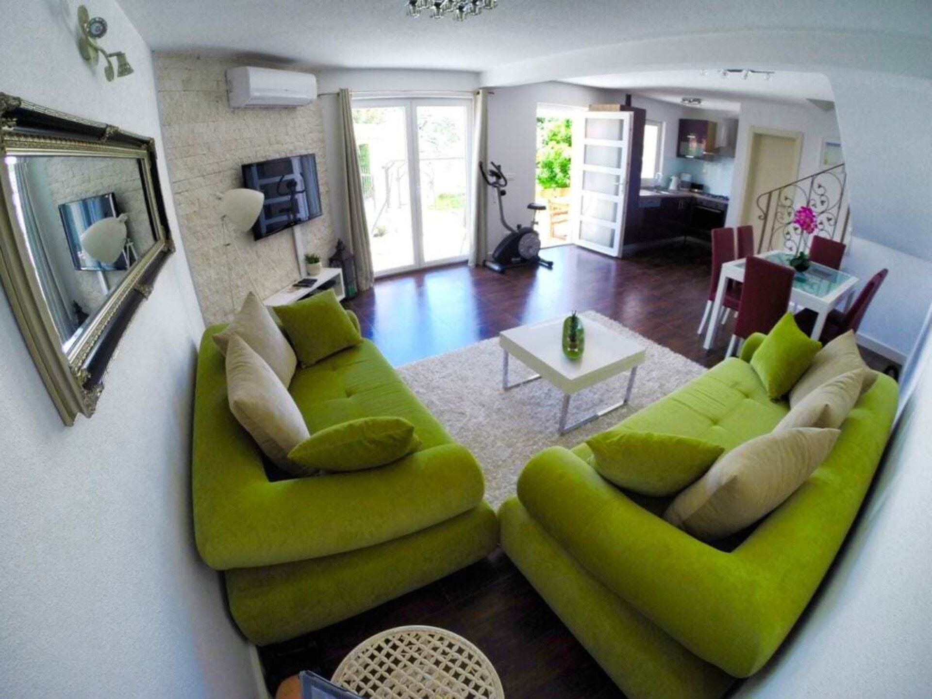 Moderne villa aan zee met terras en weids uitzicht nabij Trogir - foto 5
