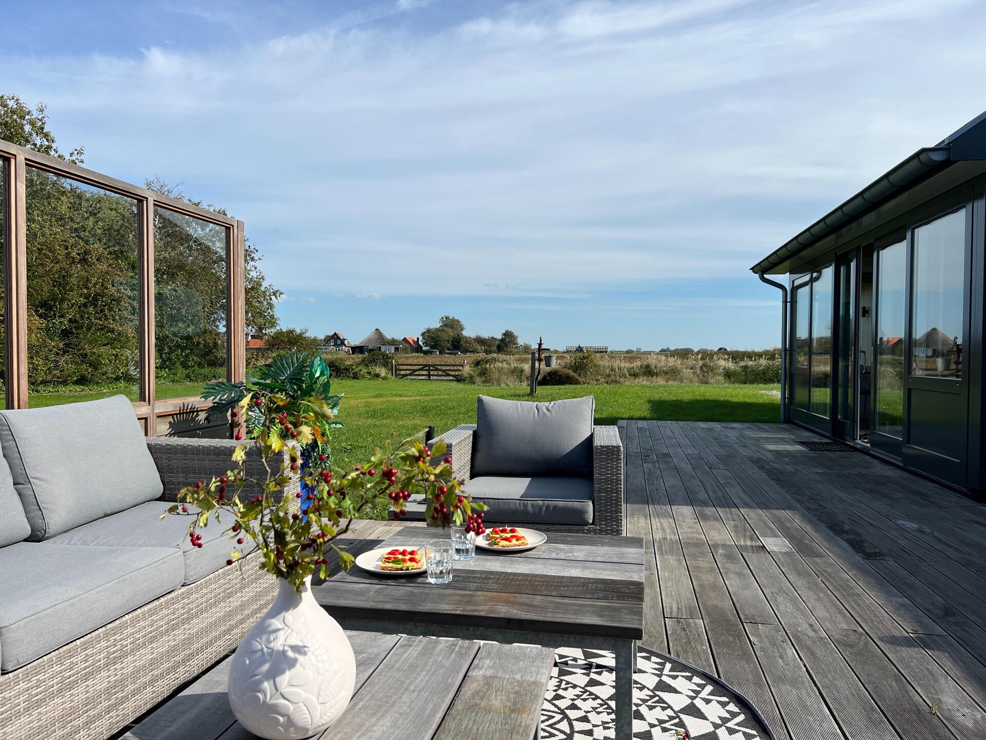 't Veldje: Licht vakantiehuis met weids uitzicht bij Den Hoorn, Texel - foto 17