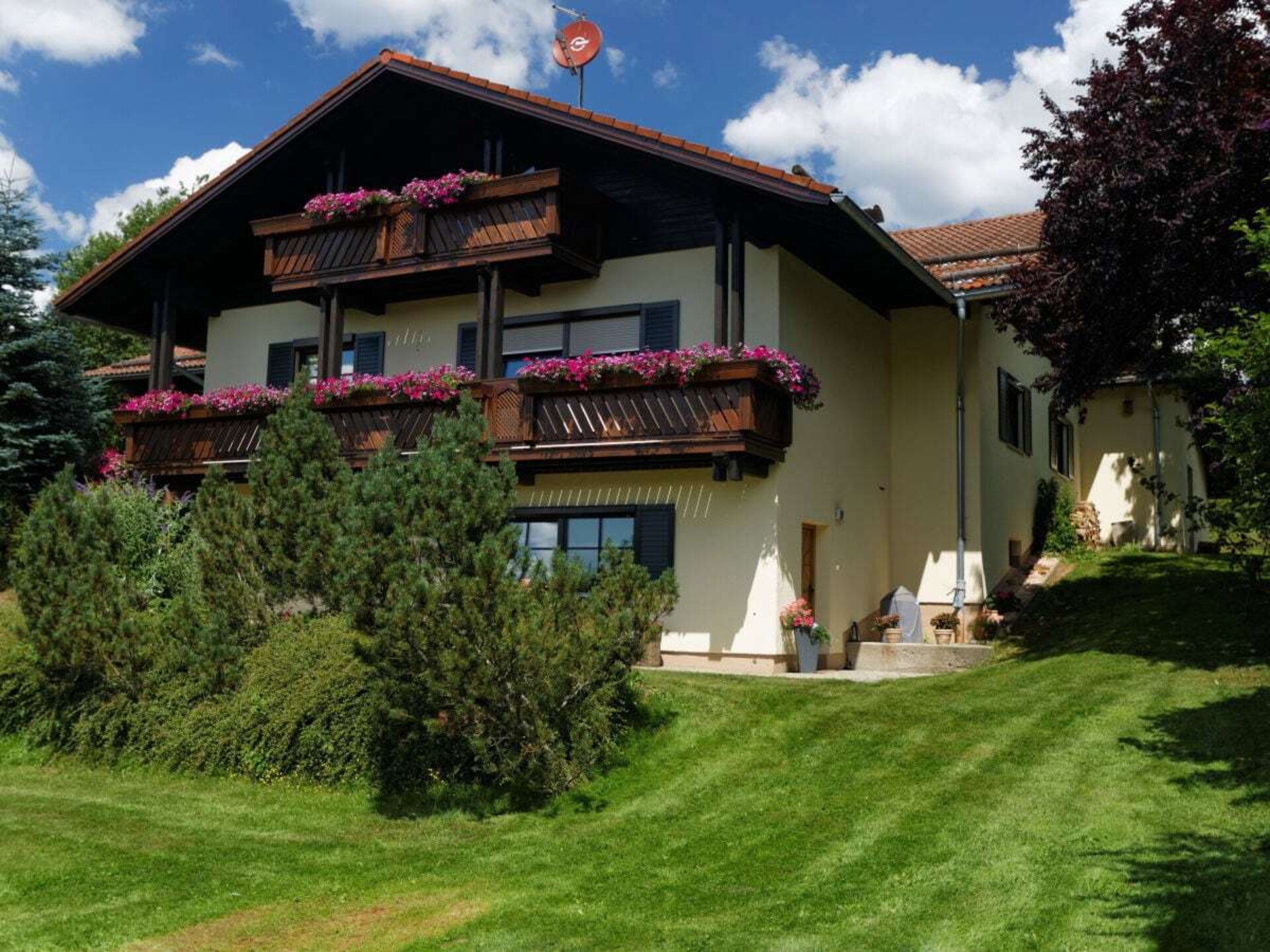 Stijlvol vakantiehuis voor 3 personen in het Beierse Woud nabij skilift - foto 1