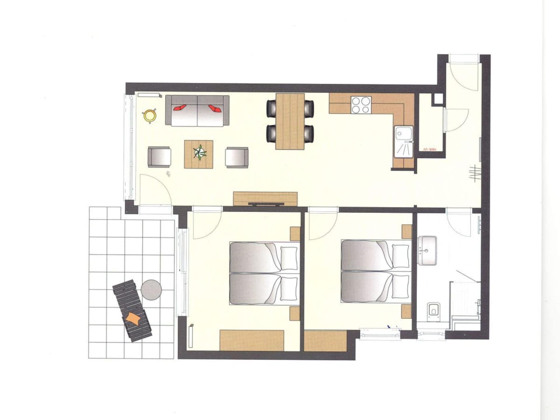 Strandappartement Ahlbeck – 30 meter van zee, 4 personen - foto 22